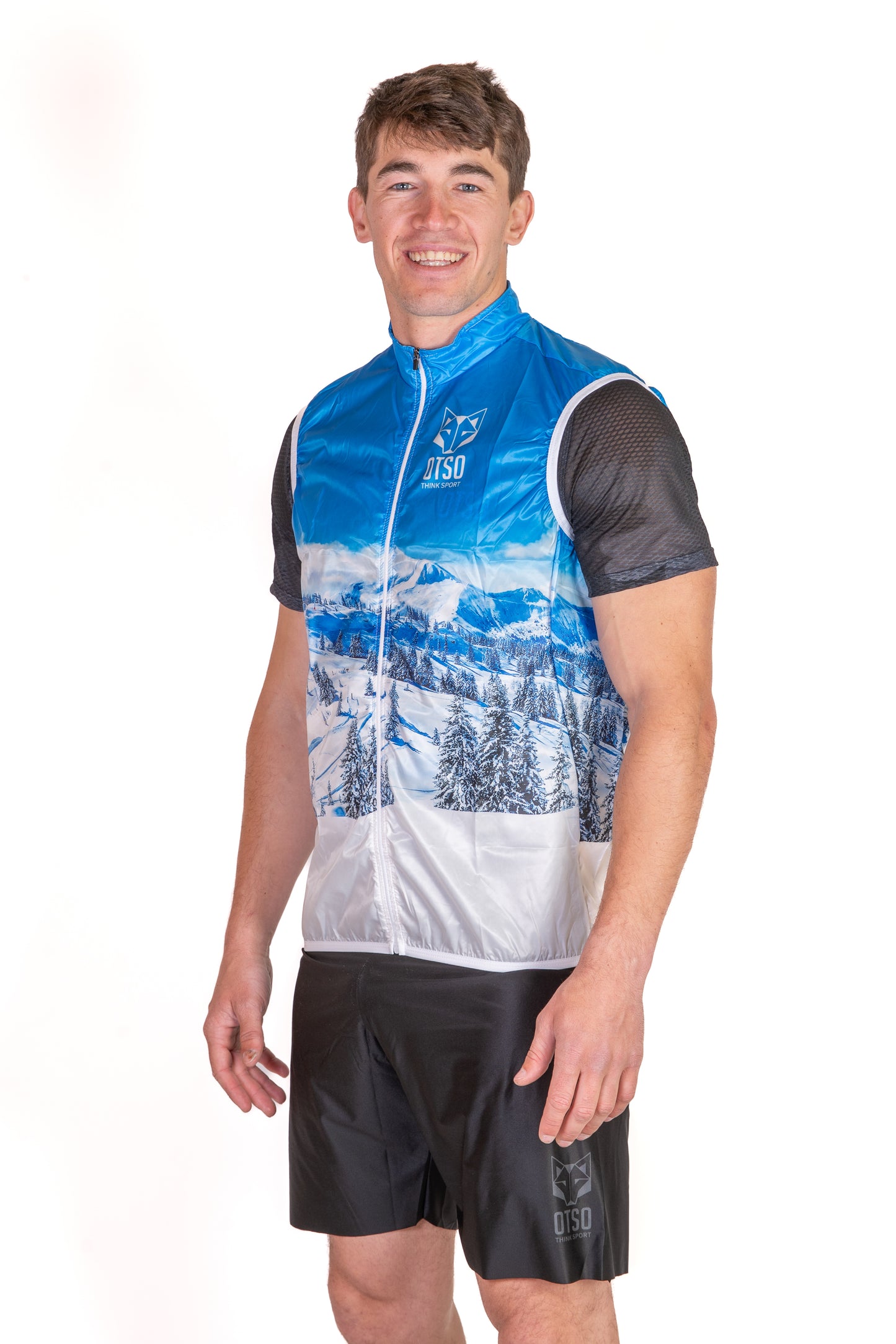 Colete de corrida unissex - Snow Forest