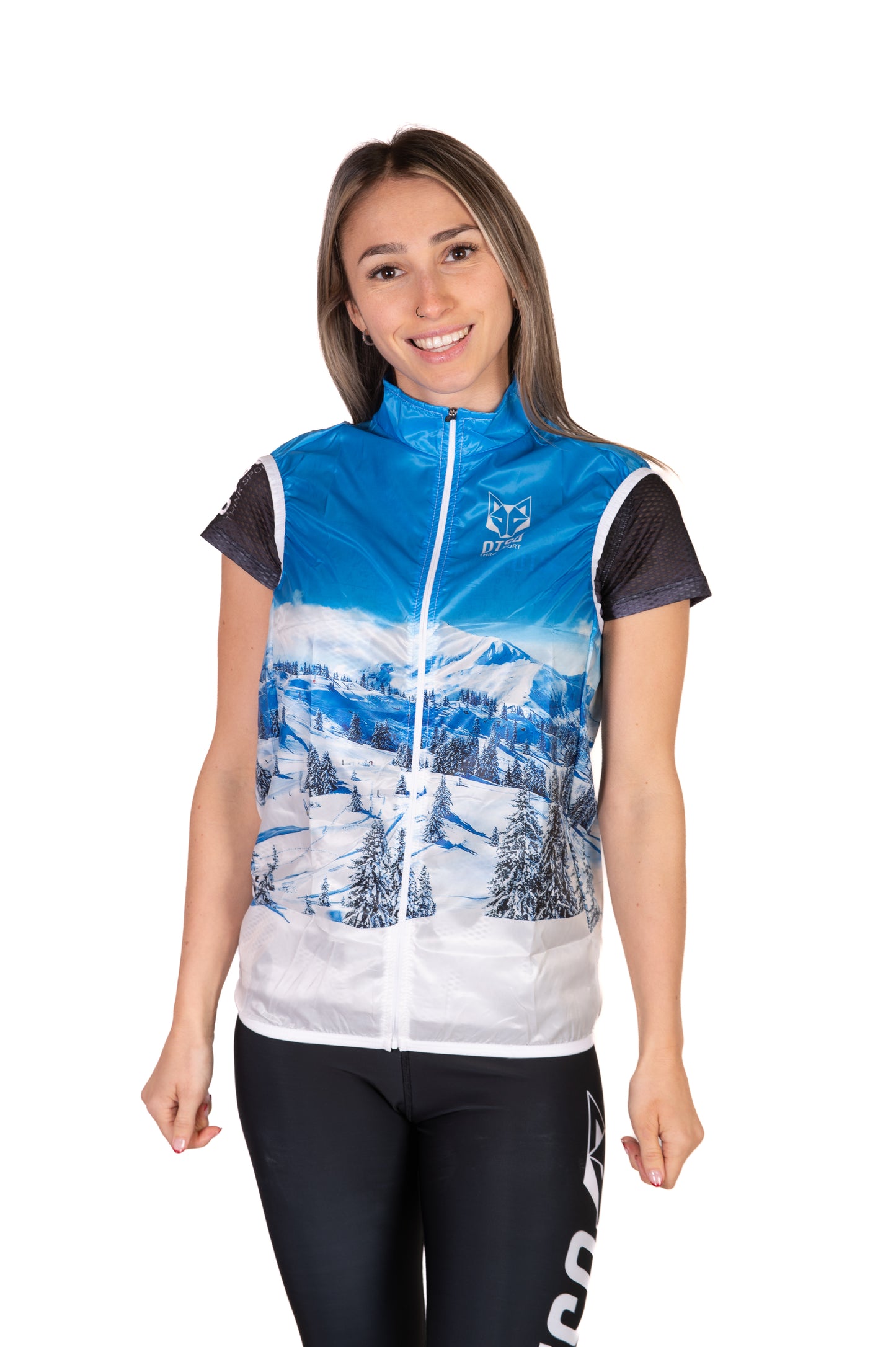 Colete de corrida unissex - Snow Forest