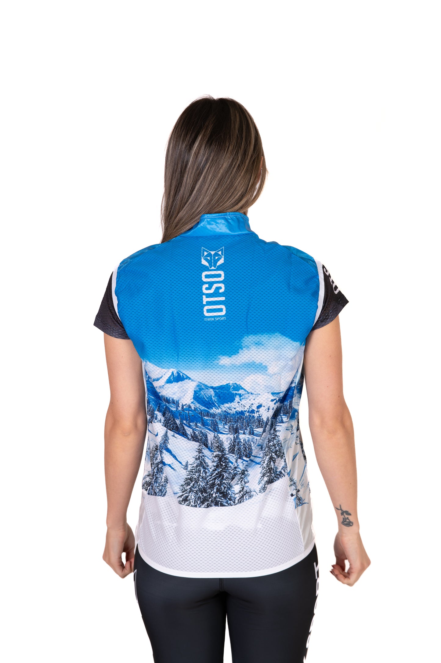Colete de corrida unissex - Snow Forest