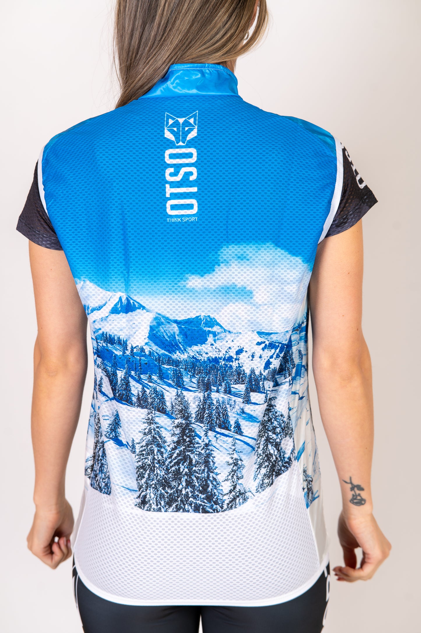 Colete de corrida unissex - Snow Forest