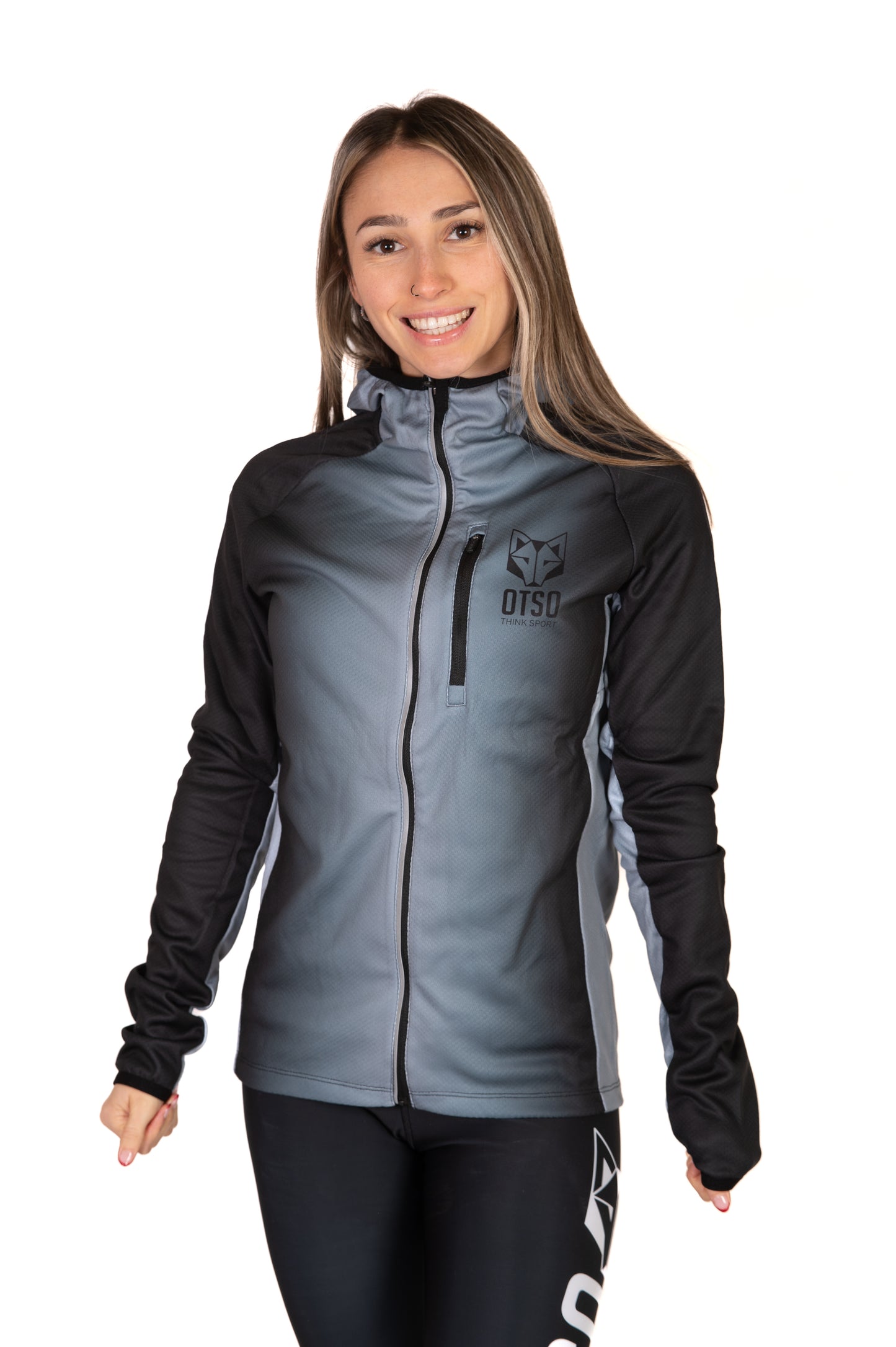 Unisex sport hoodie - Black & Grey