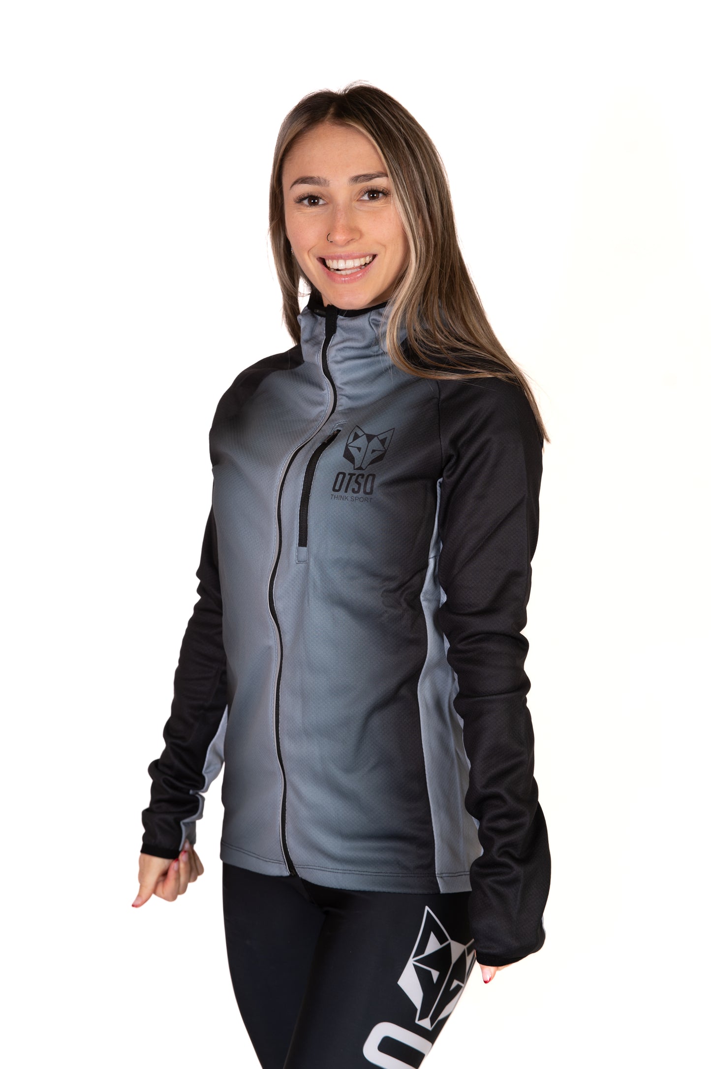 Unisex sport hoodie - Black & Grey