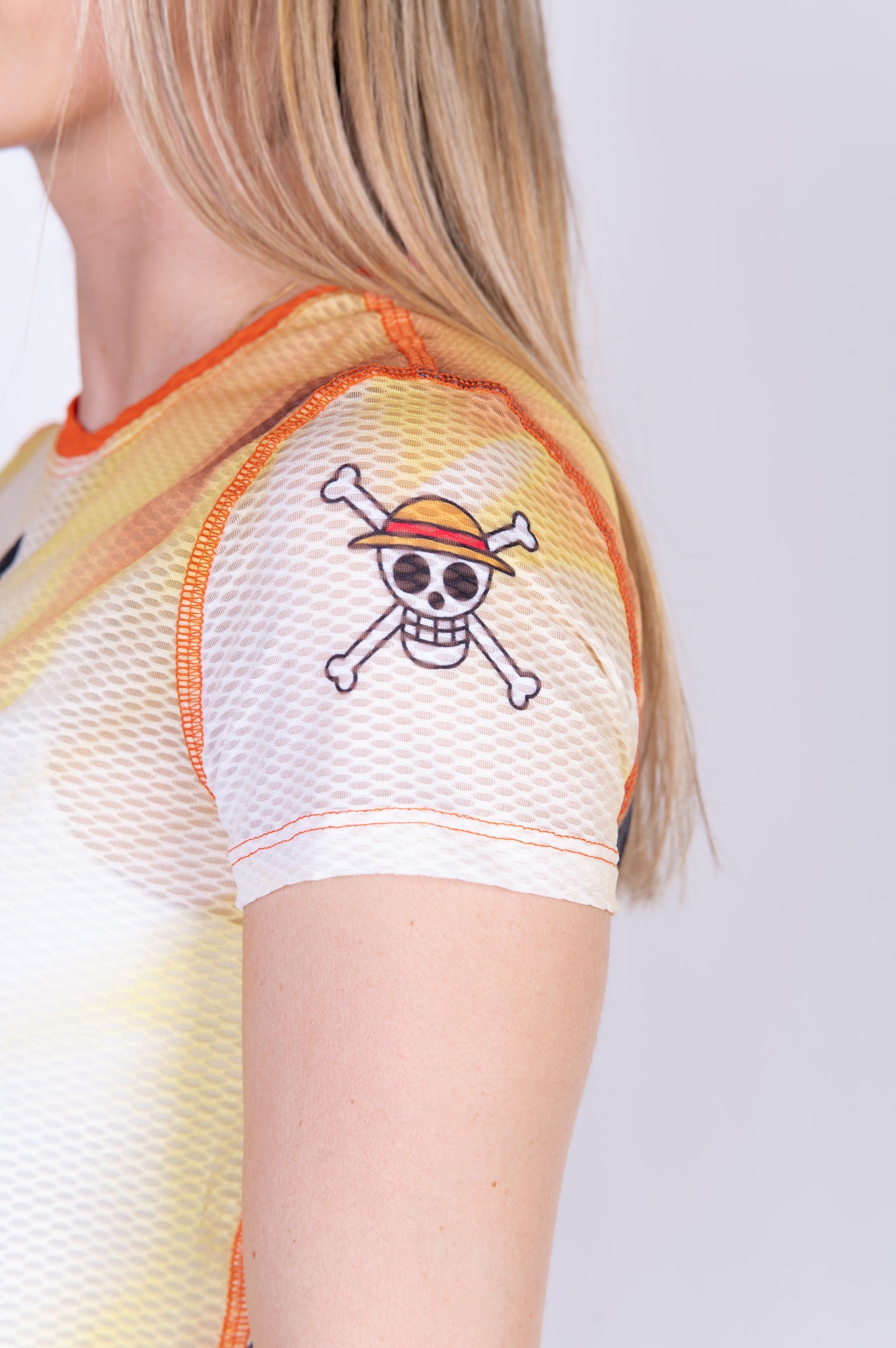 Magliette manica corta donna - One piece fishman straw hat crew yellow