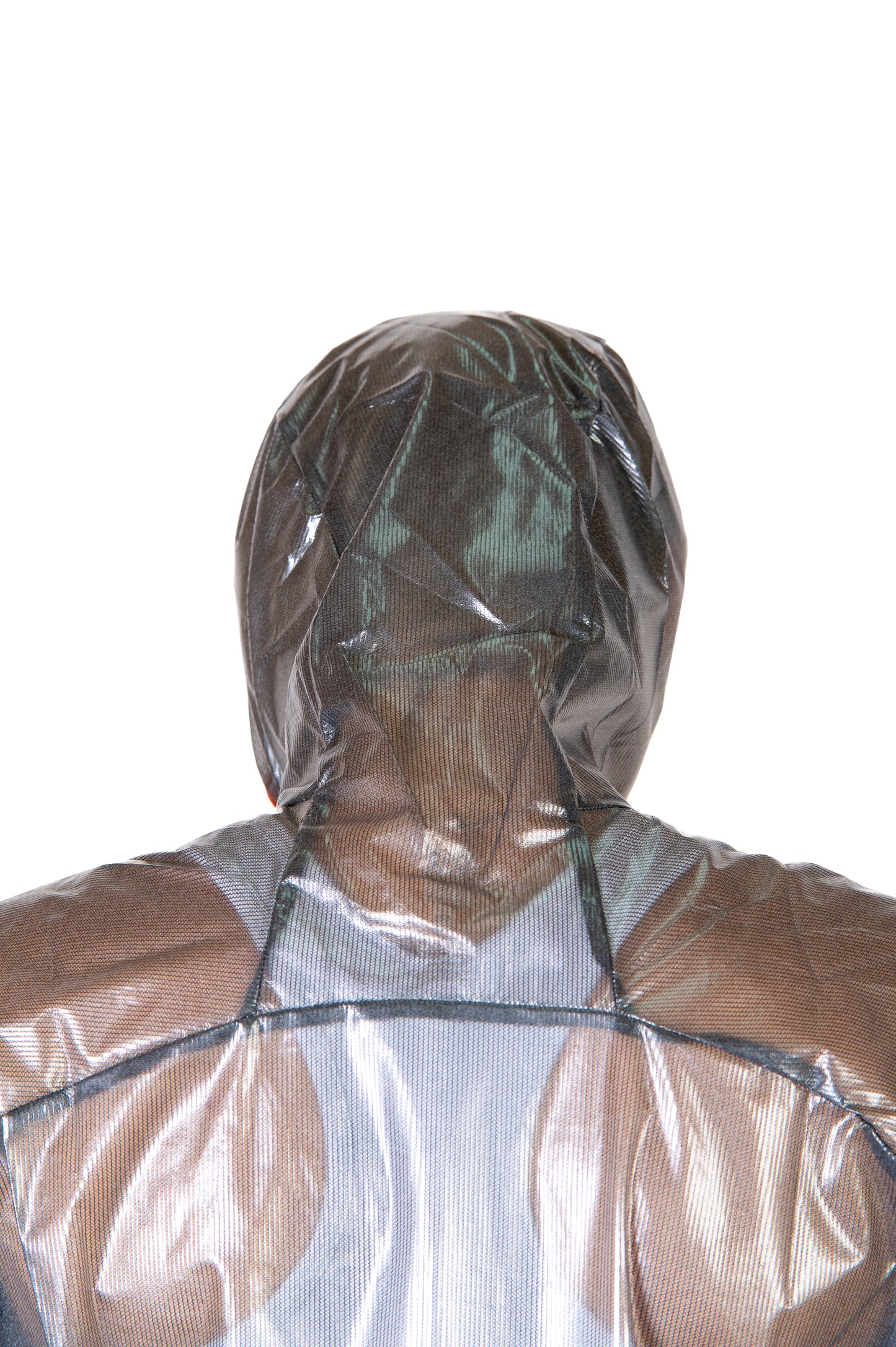 Waterproof jacket - Black & Fluo Orange