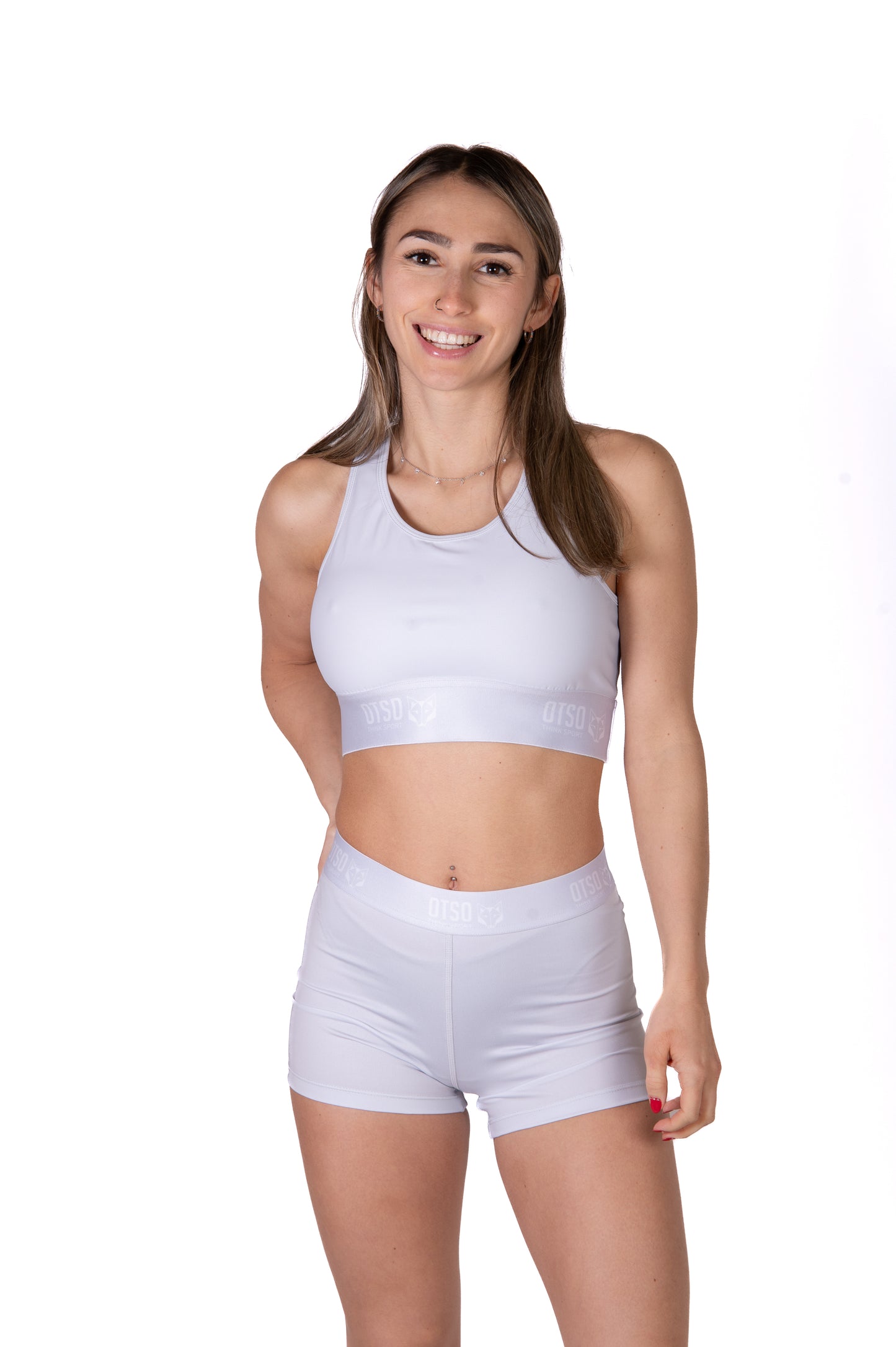 Pantalons curts de dona - Ash Grey