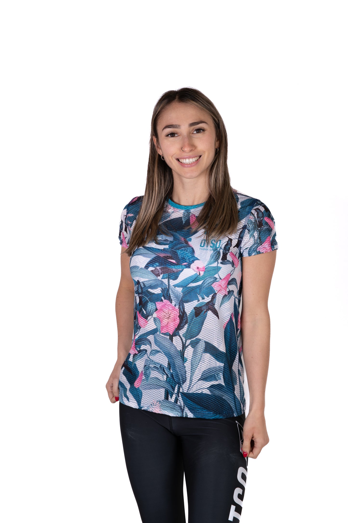 T-shirt de manga curta para mulher - Garden
