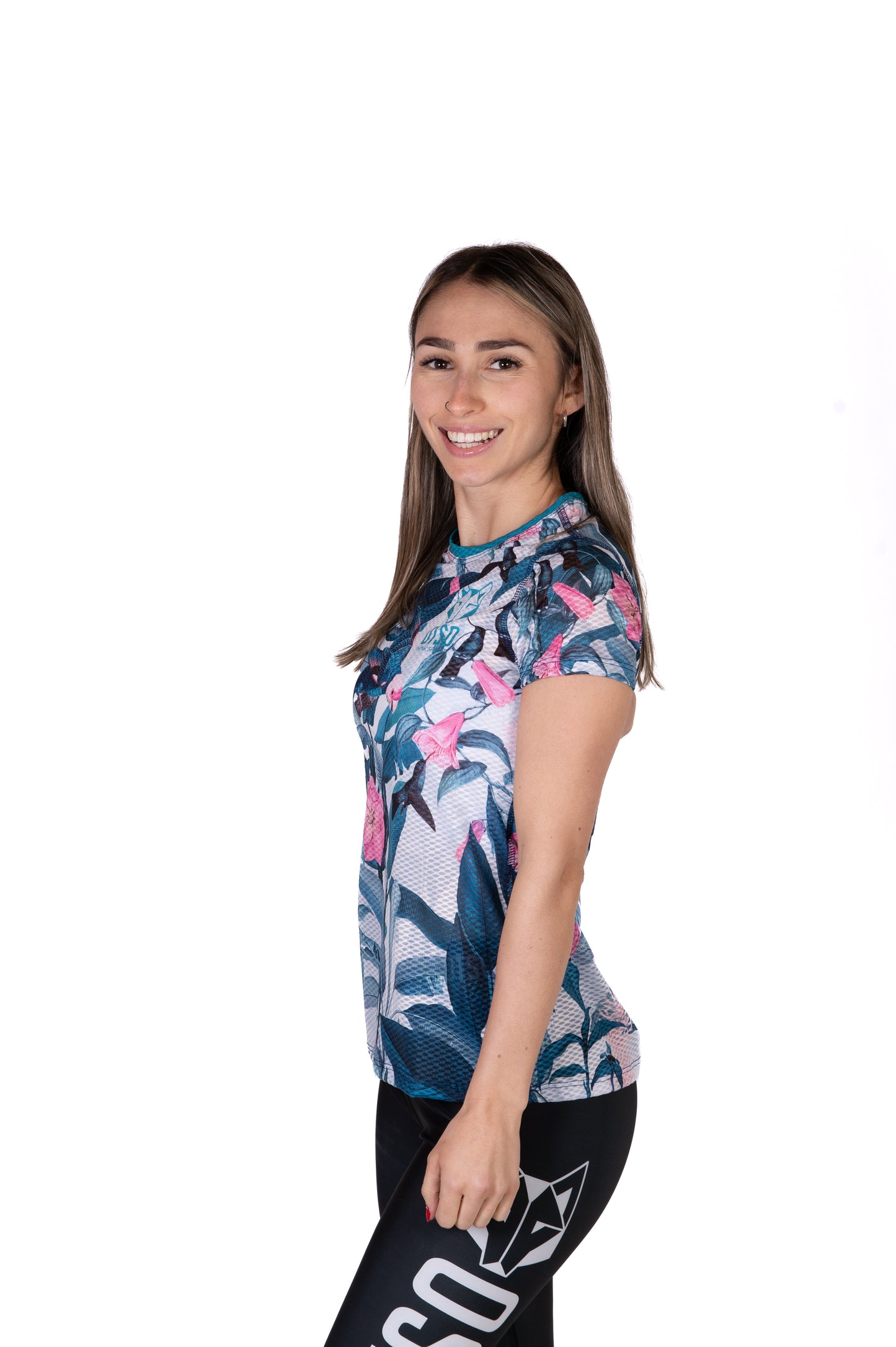T-shirt de manga curta para mulher - Garden