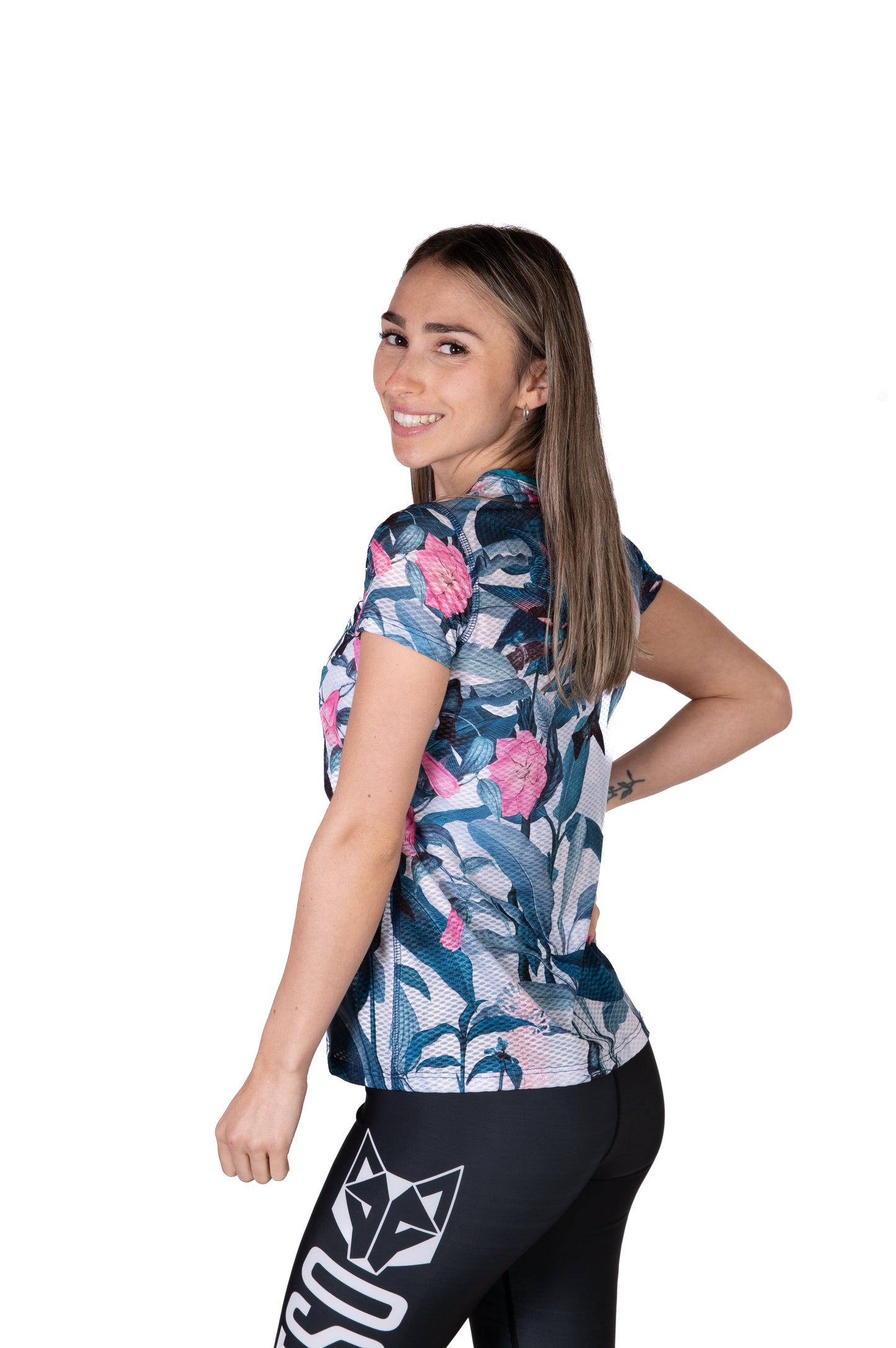 T-shirt de manga curta para mulher - Garden