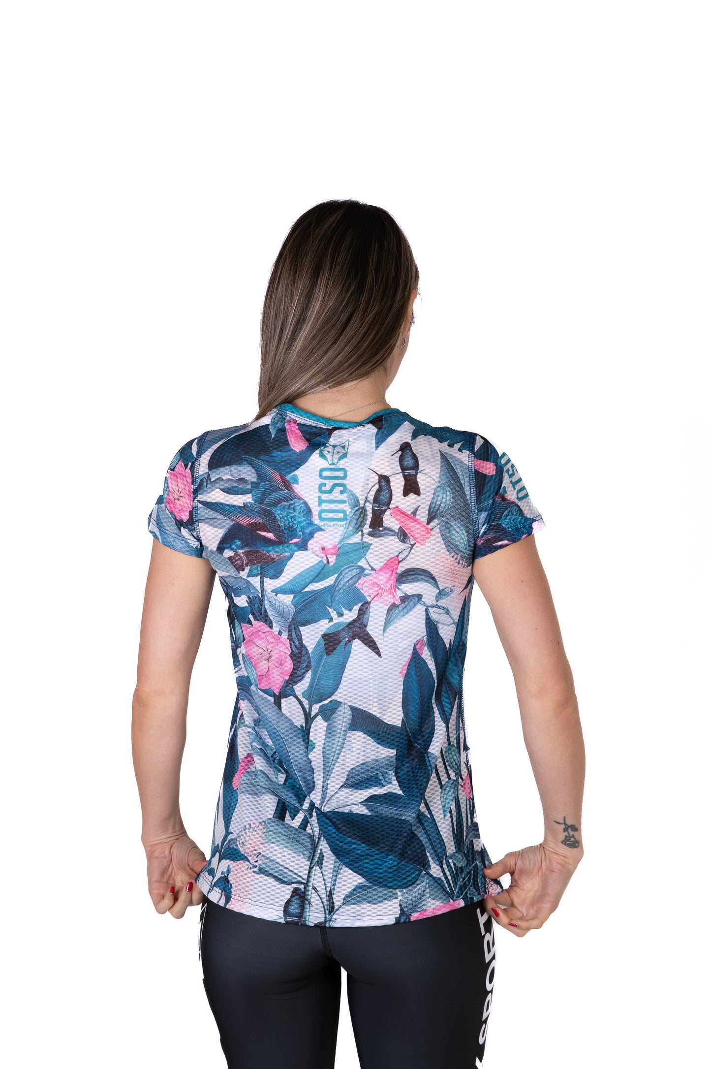 T-shirt de manga curta para mulher - Garden