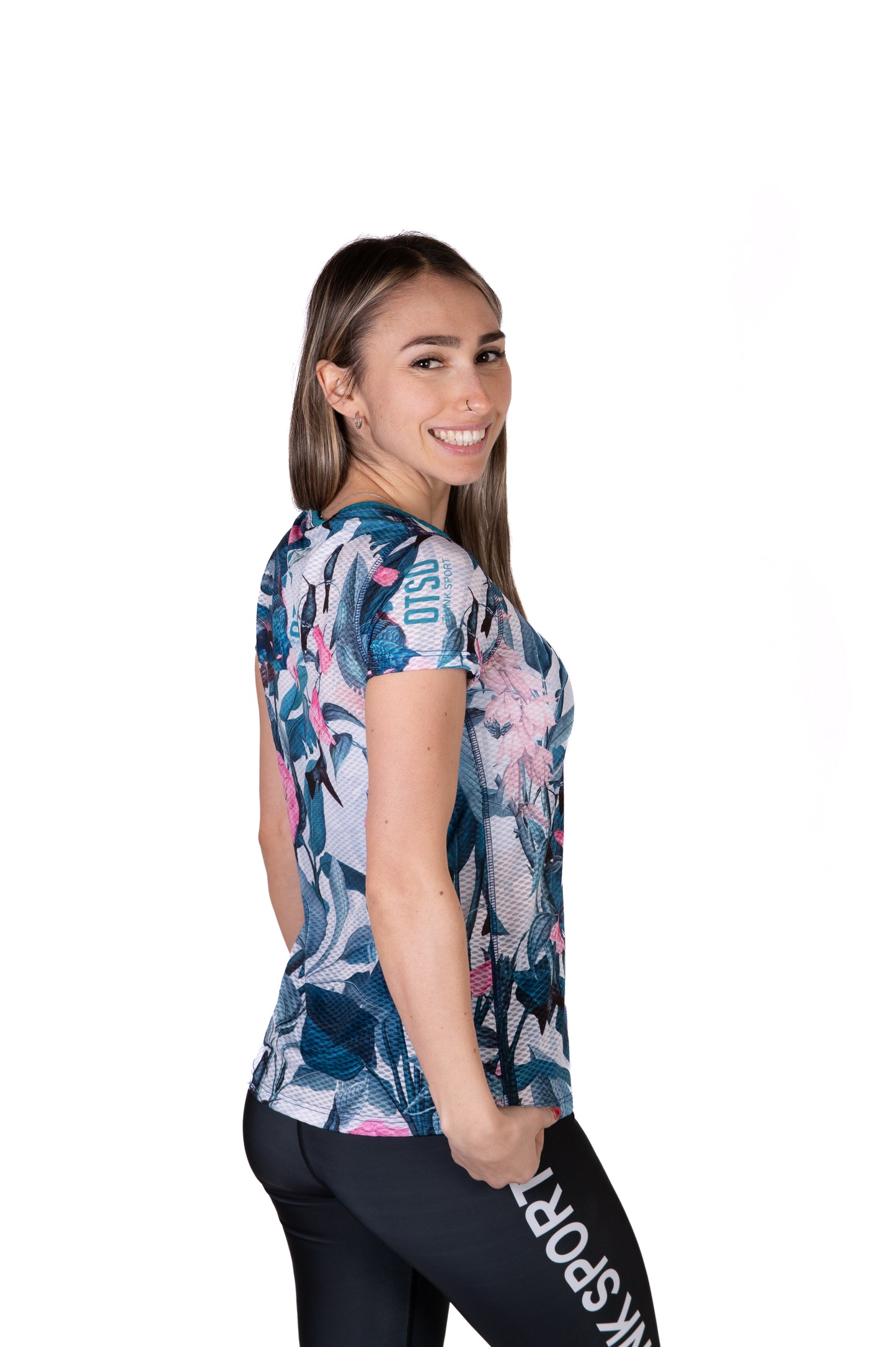 T-shirt de manga curta para mulher - Garden