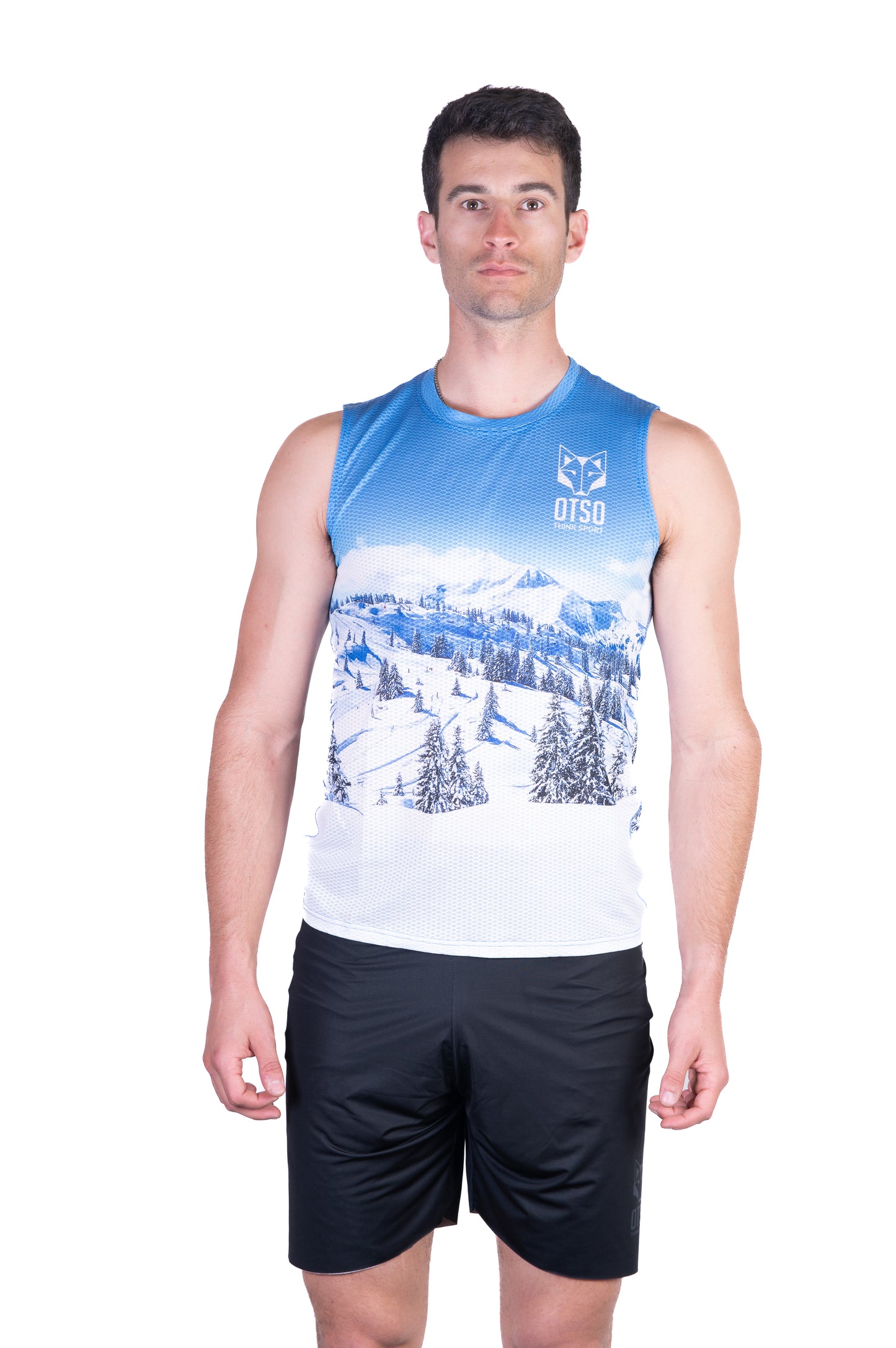 T-shirt sans manches homme - Snow Forest