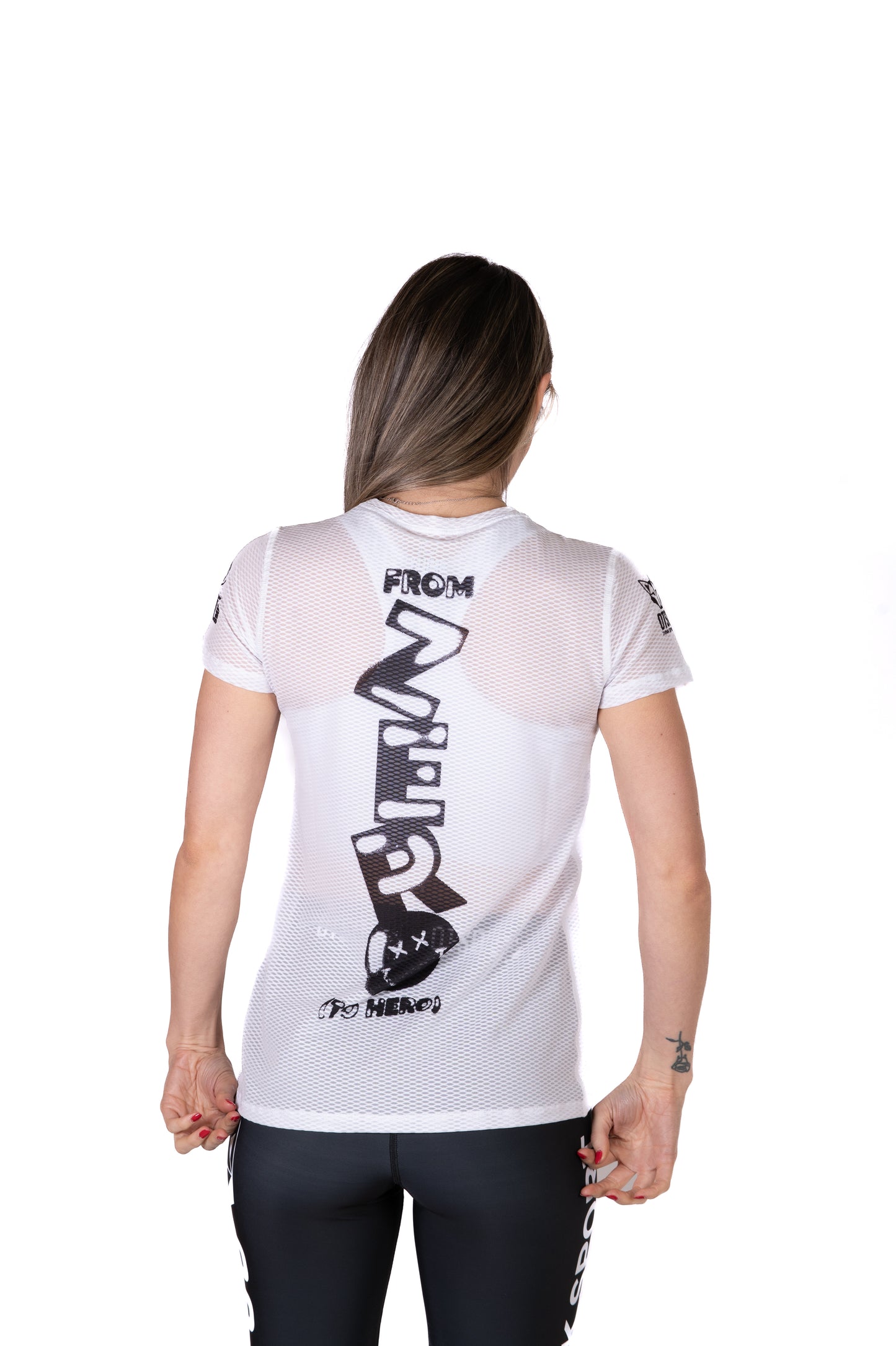 Camiseta manga corta mujer - S.W.Smiley Airbrushed Infinity
