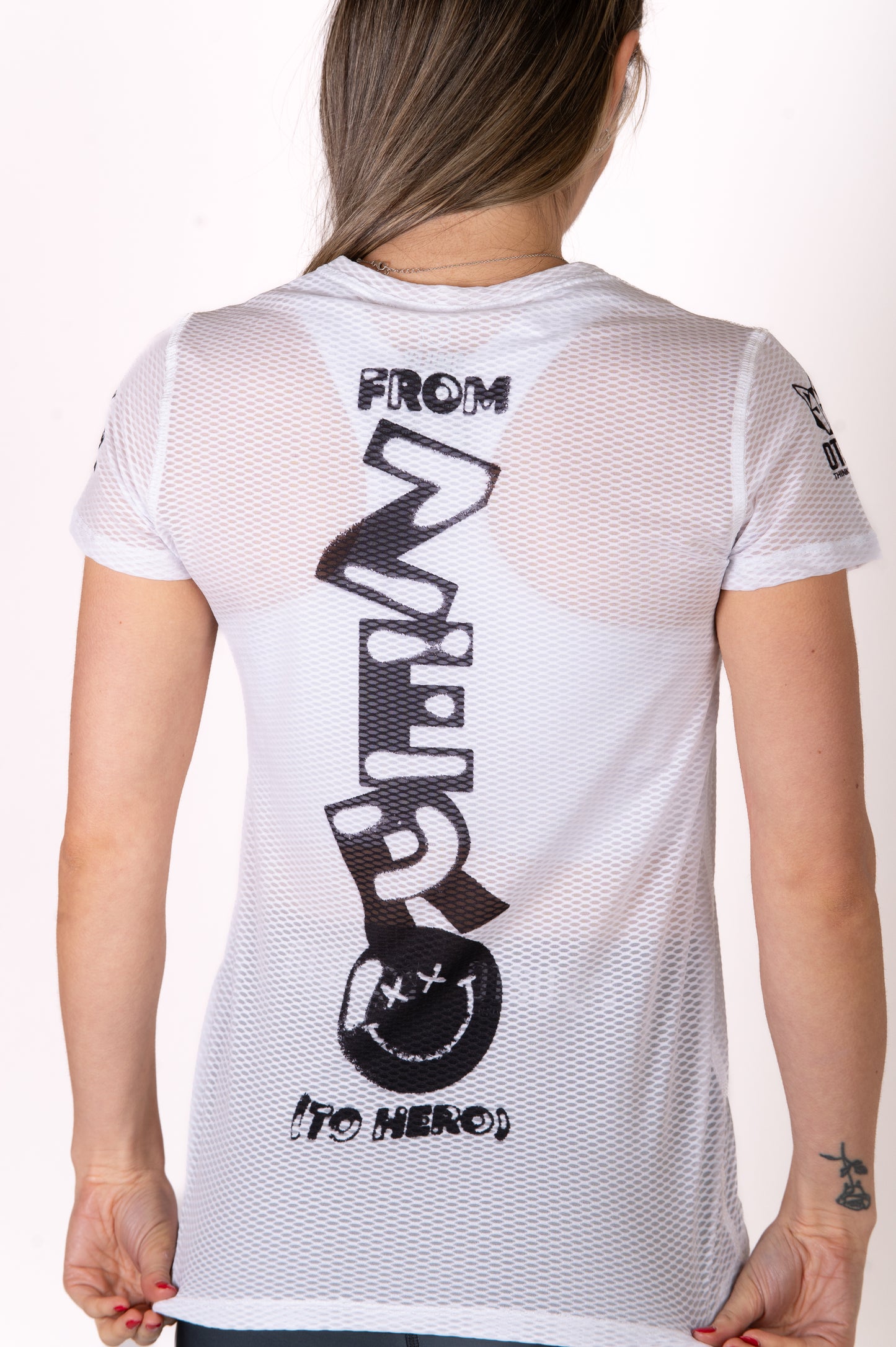 Camiseta manga corta mujer - S.W.Smiley Airbrushed Infinity