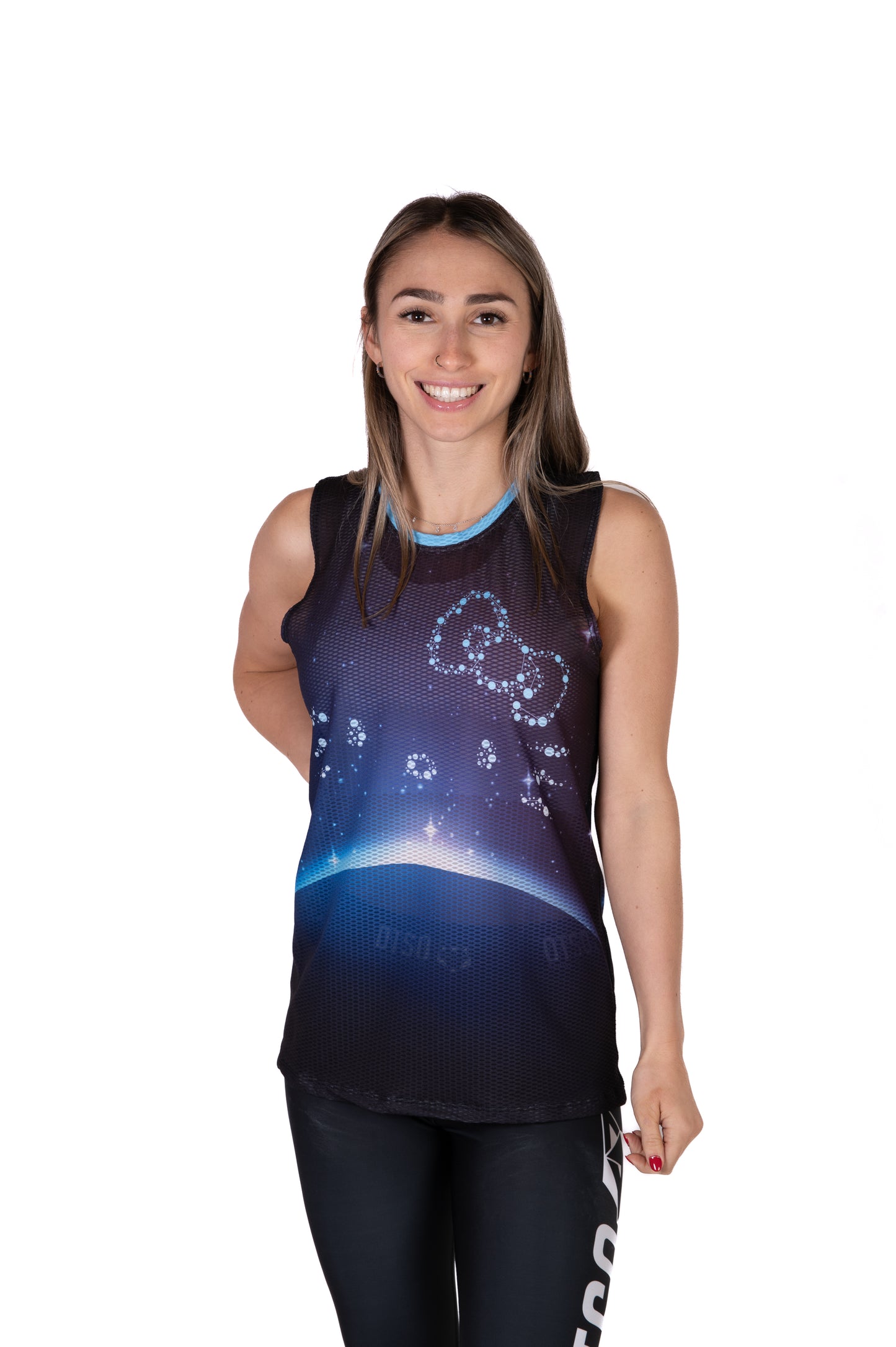 T-shirt sans manches fille et femme - Hello Kitty Galaxy