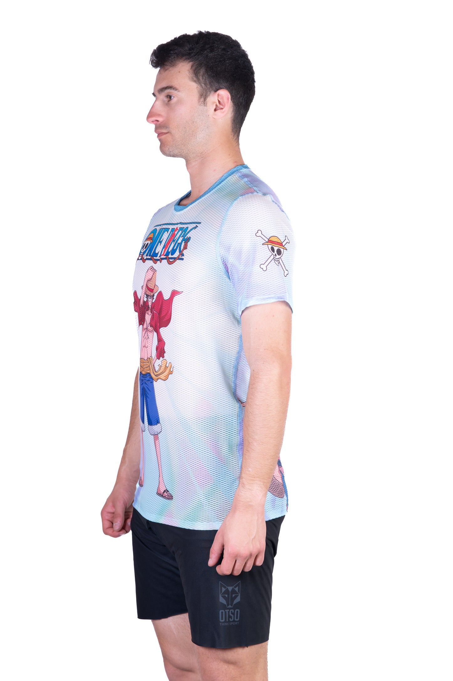 T-shirt manches courtes homme - One piece fishman luffy and the crew green