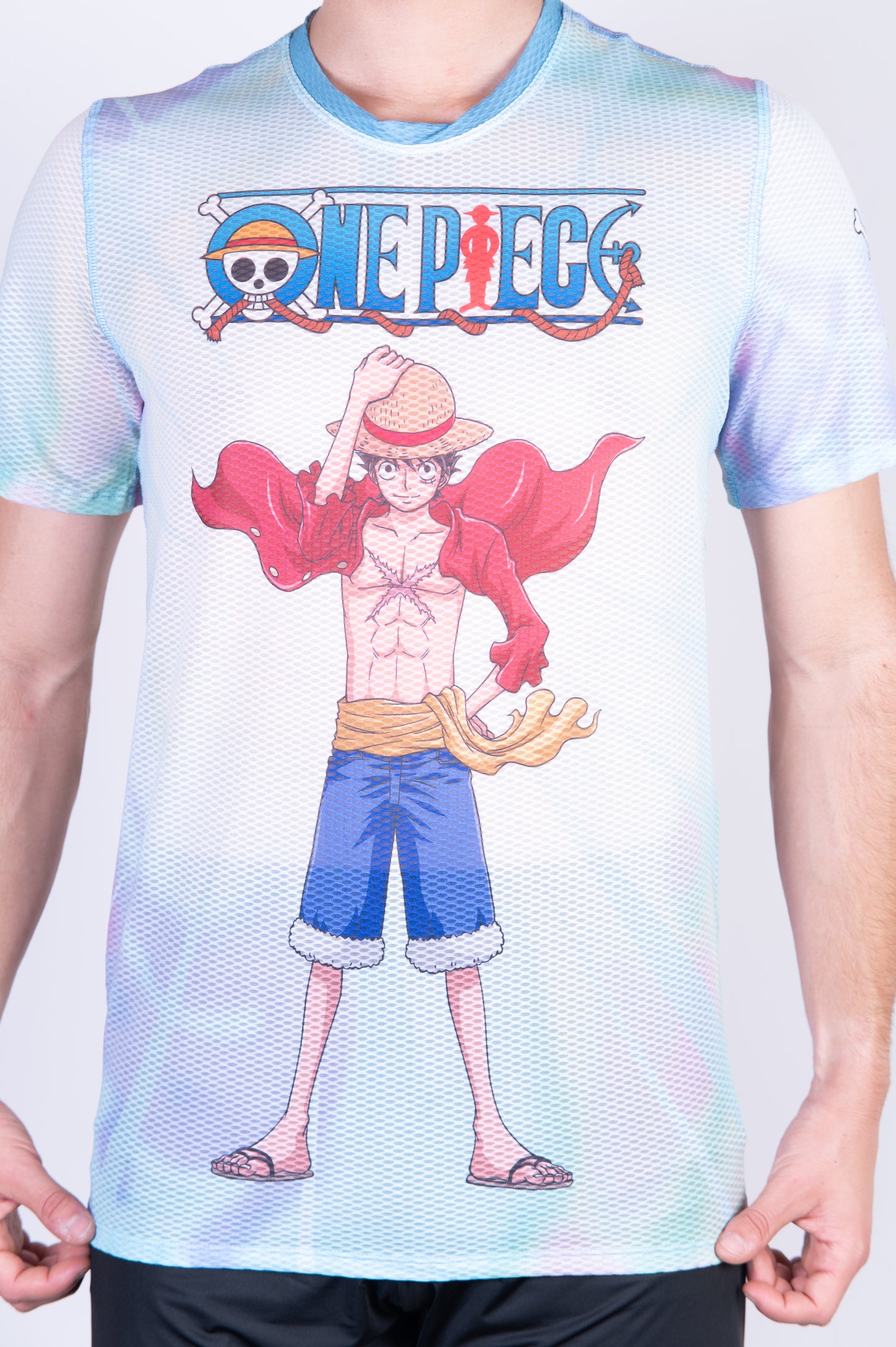 T-shirt manches courtes homme - One piece fishman luffy and the crew green