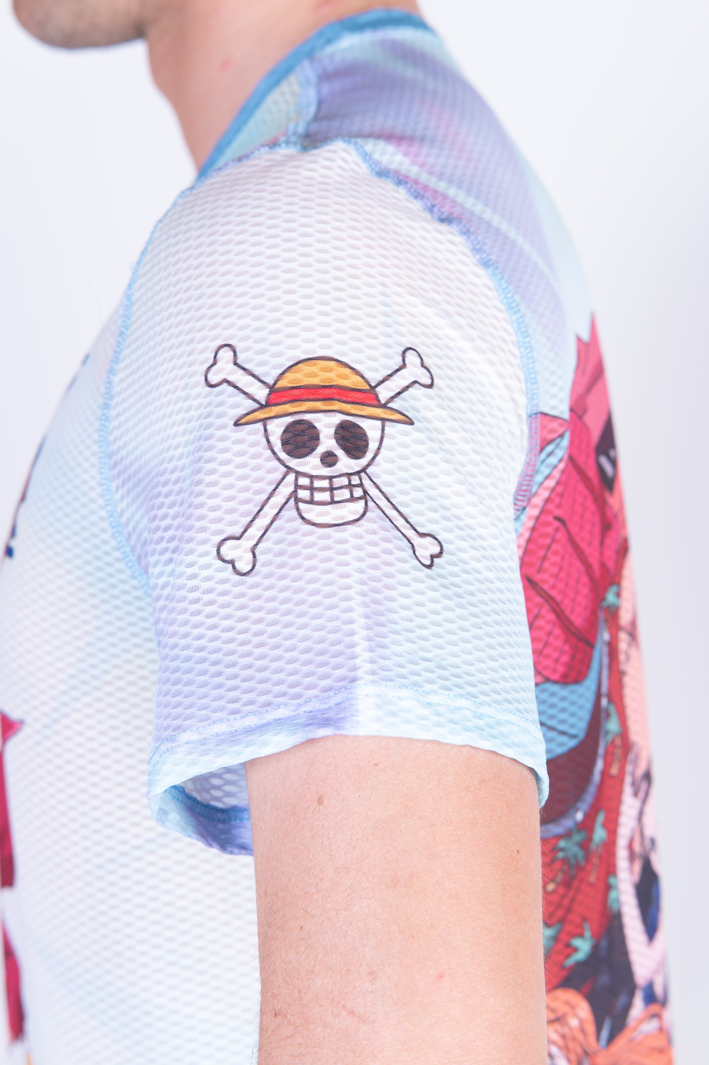 T-shirt manches courtes homme - One piece fishman luffy and the crew green