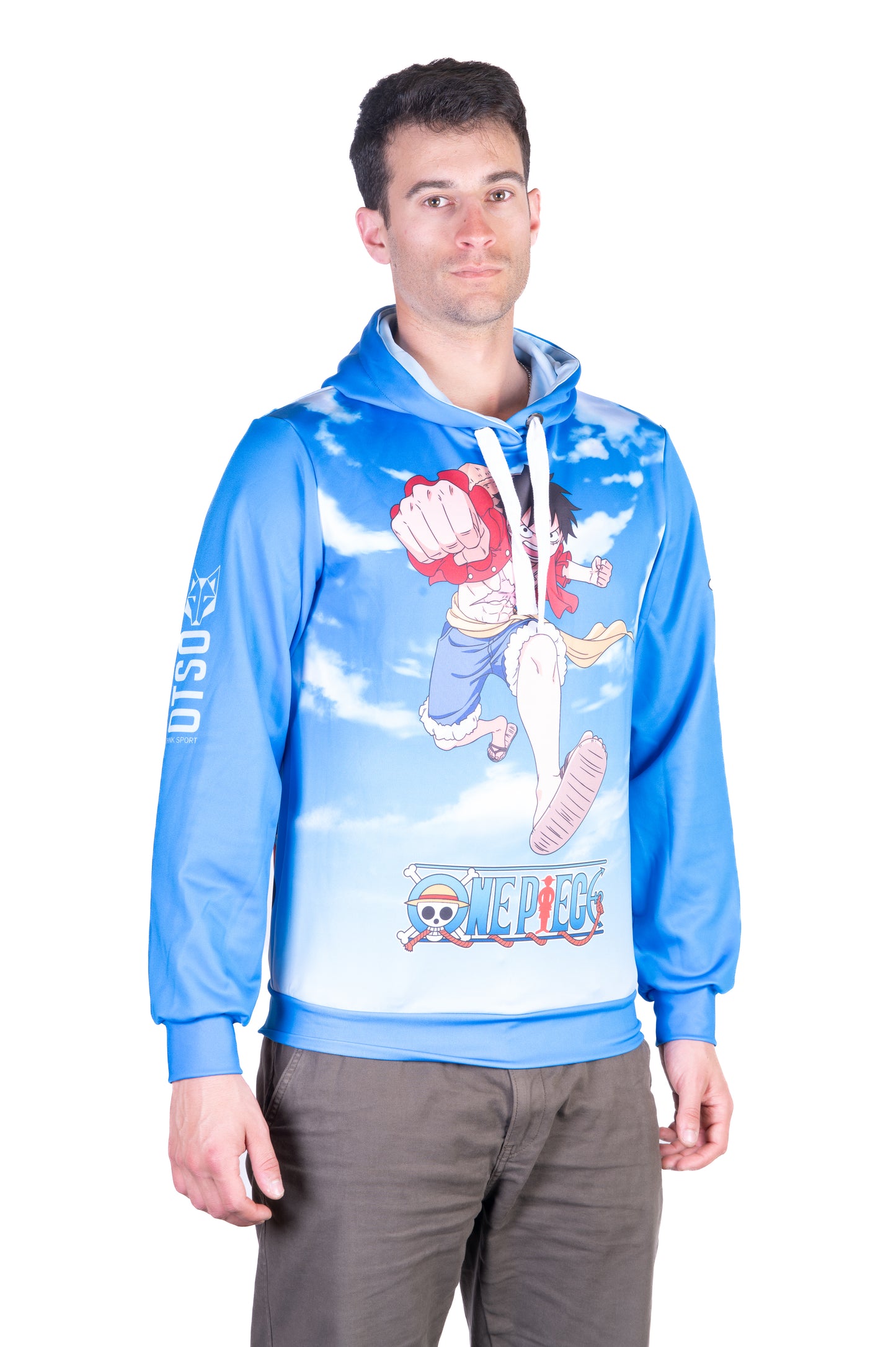 Felpa - One piece fishman luffy and the crew blue