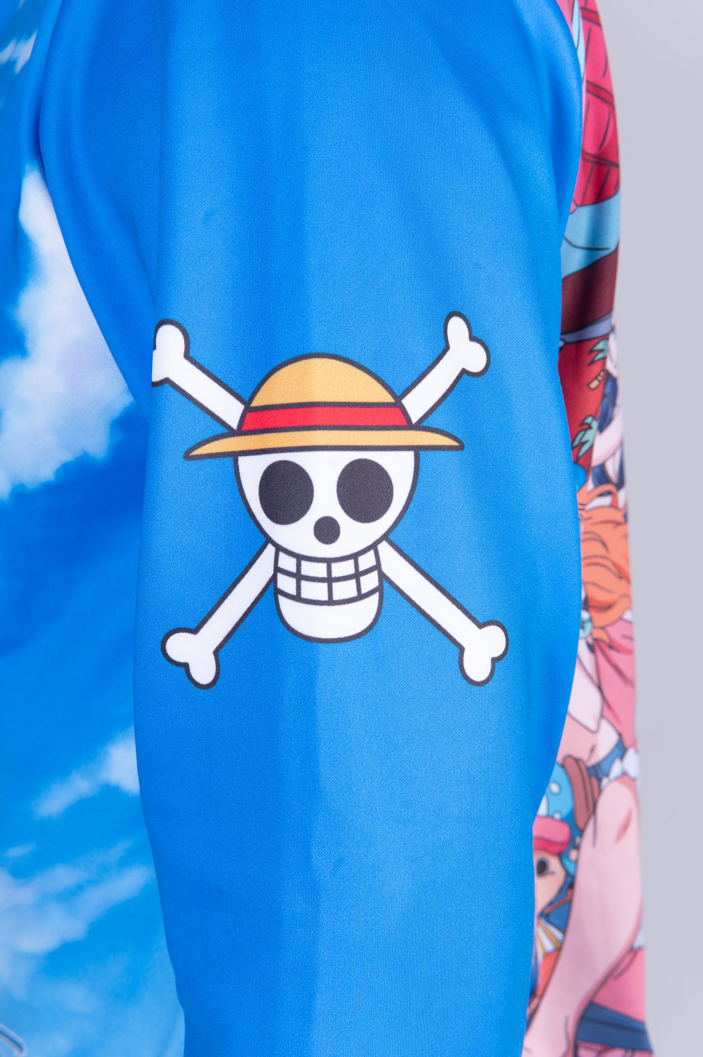 Felpa - One piece fishman luffy and the crew blue