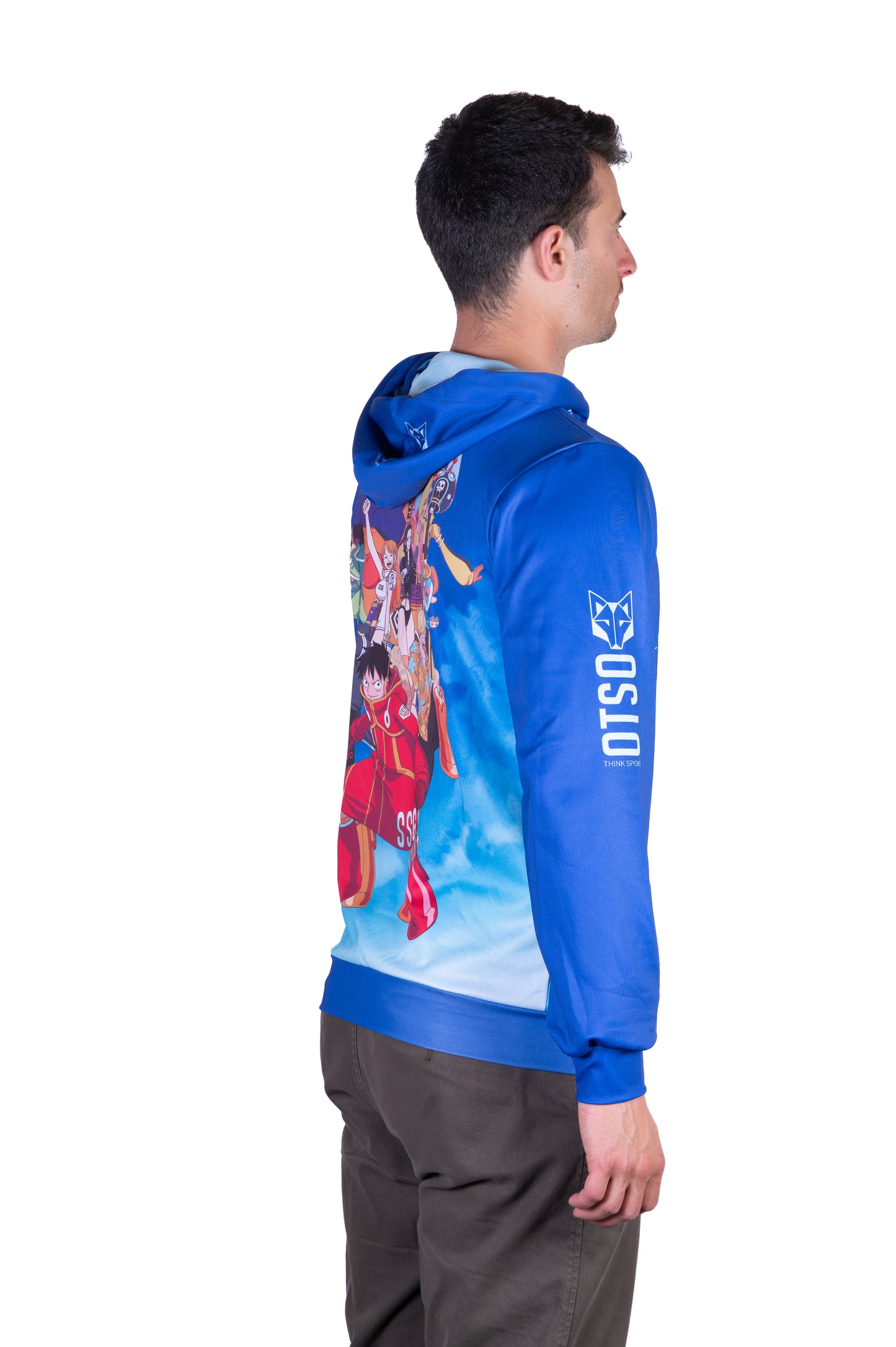 Camisola - One piece egghead luffy and the crew blue