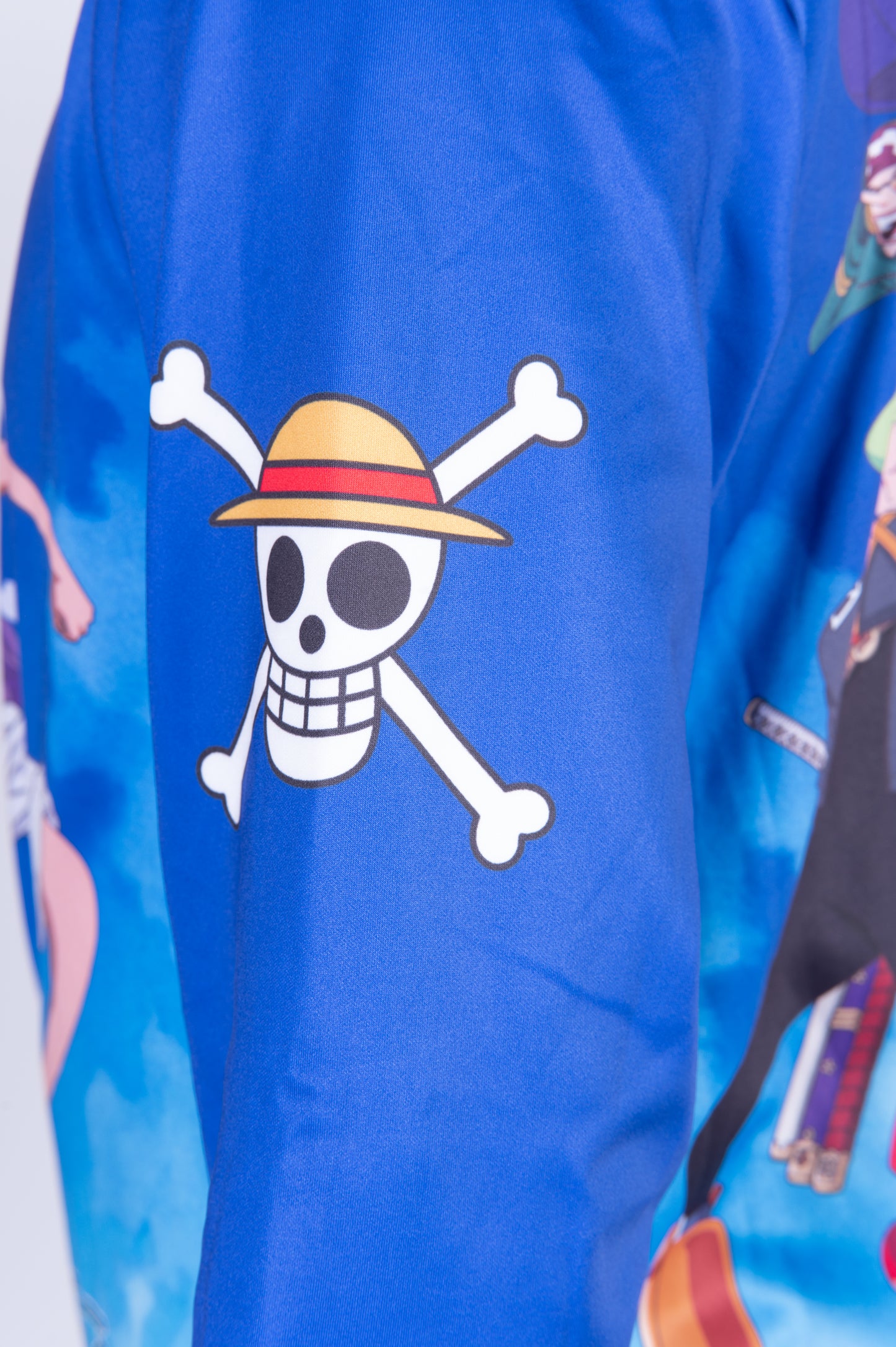 Camisola - One piece egghead luffy and the crew blue