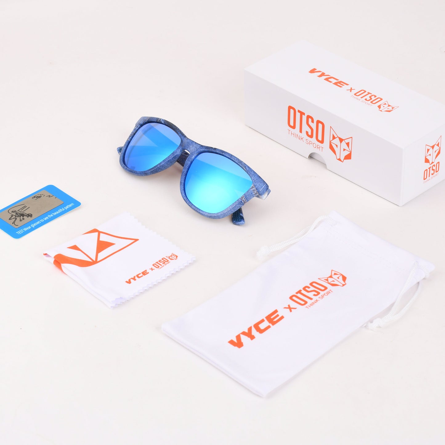 OTSO Sunglasses - Blue Jeans
