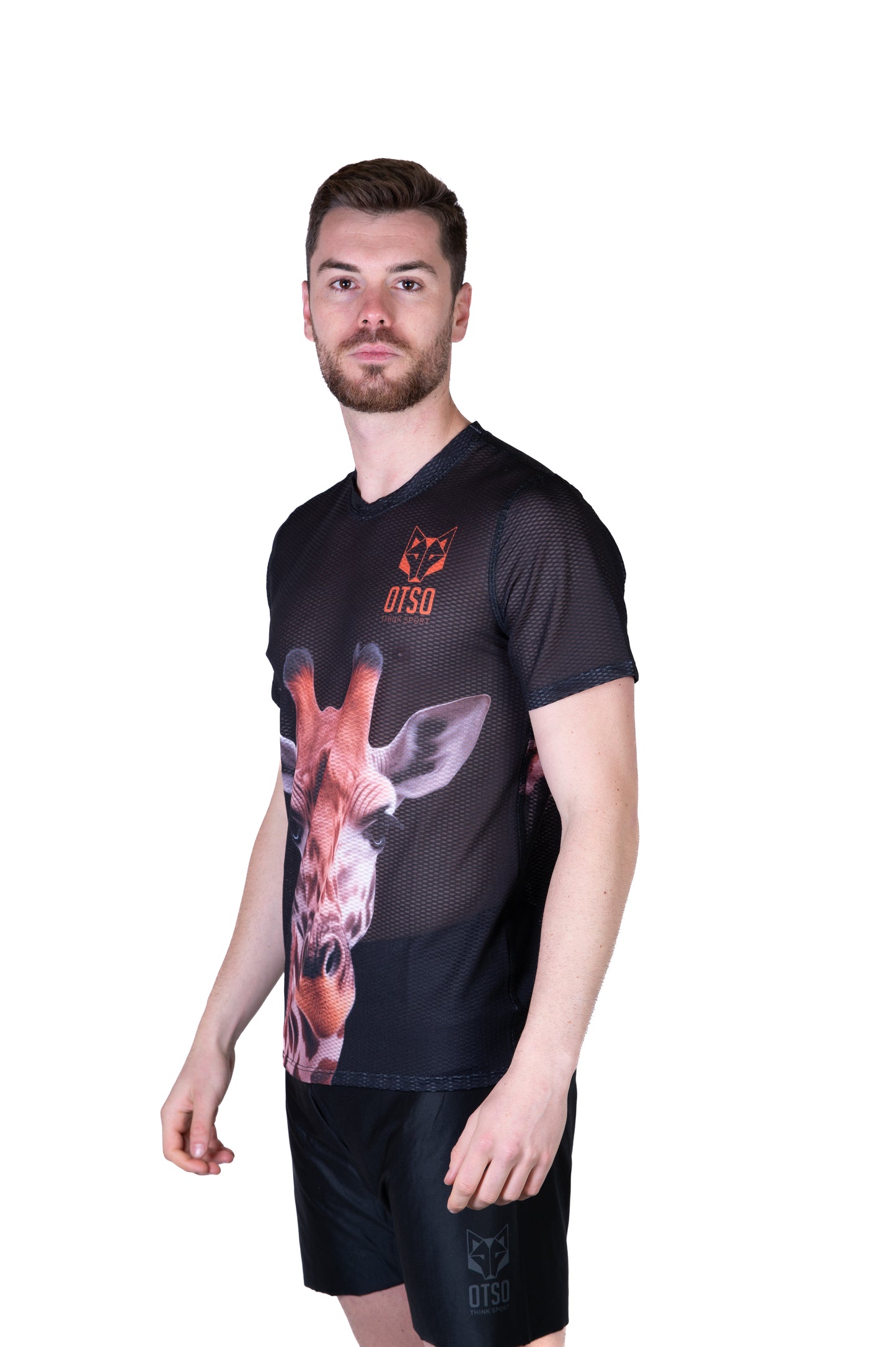 Short sleeve t-shirt men - Giraffe