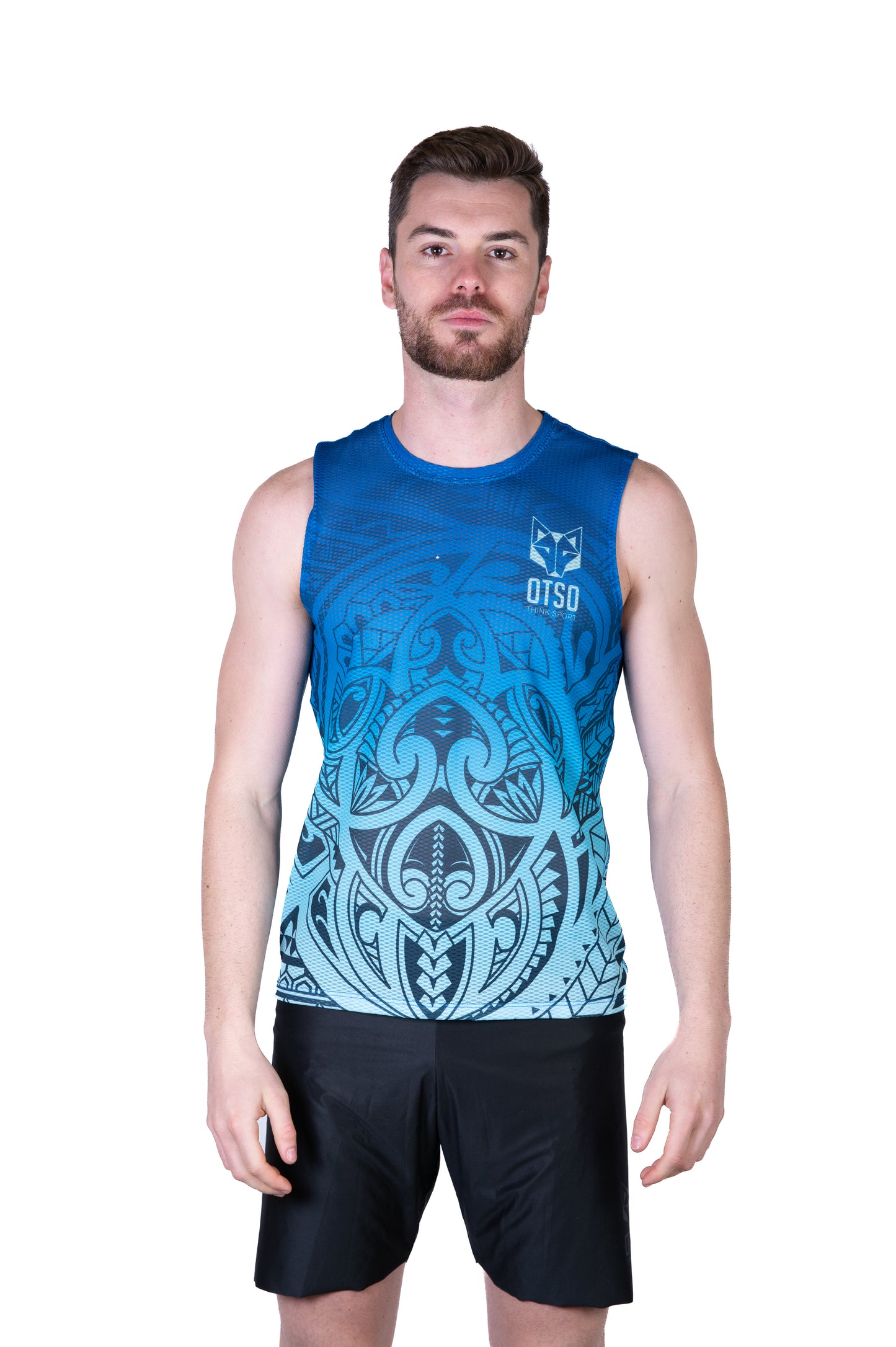 Men's sleeveless shirt - Maori Tangaroa