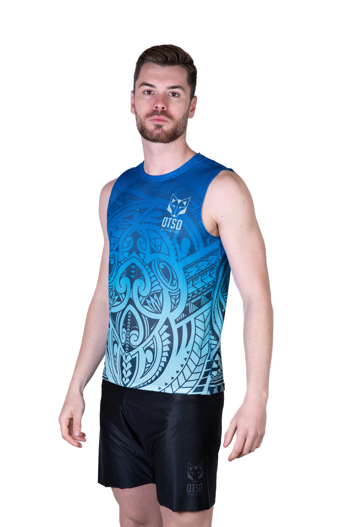 Men's sleeveless shirt - Maori Tangaroa