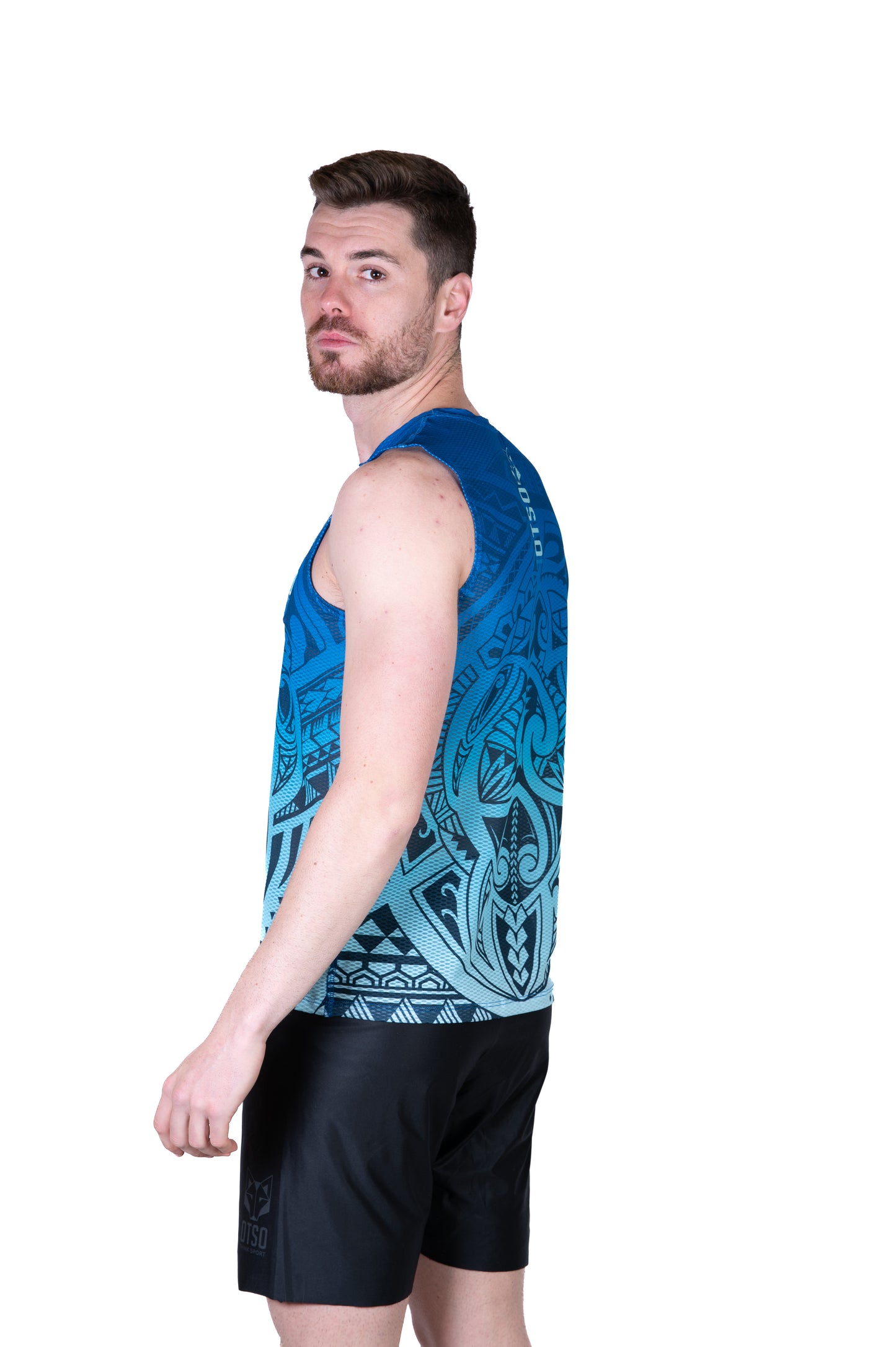 Men's sleeveless shirt - Maori Tangaroa