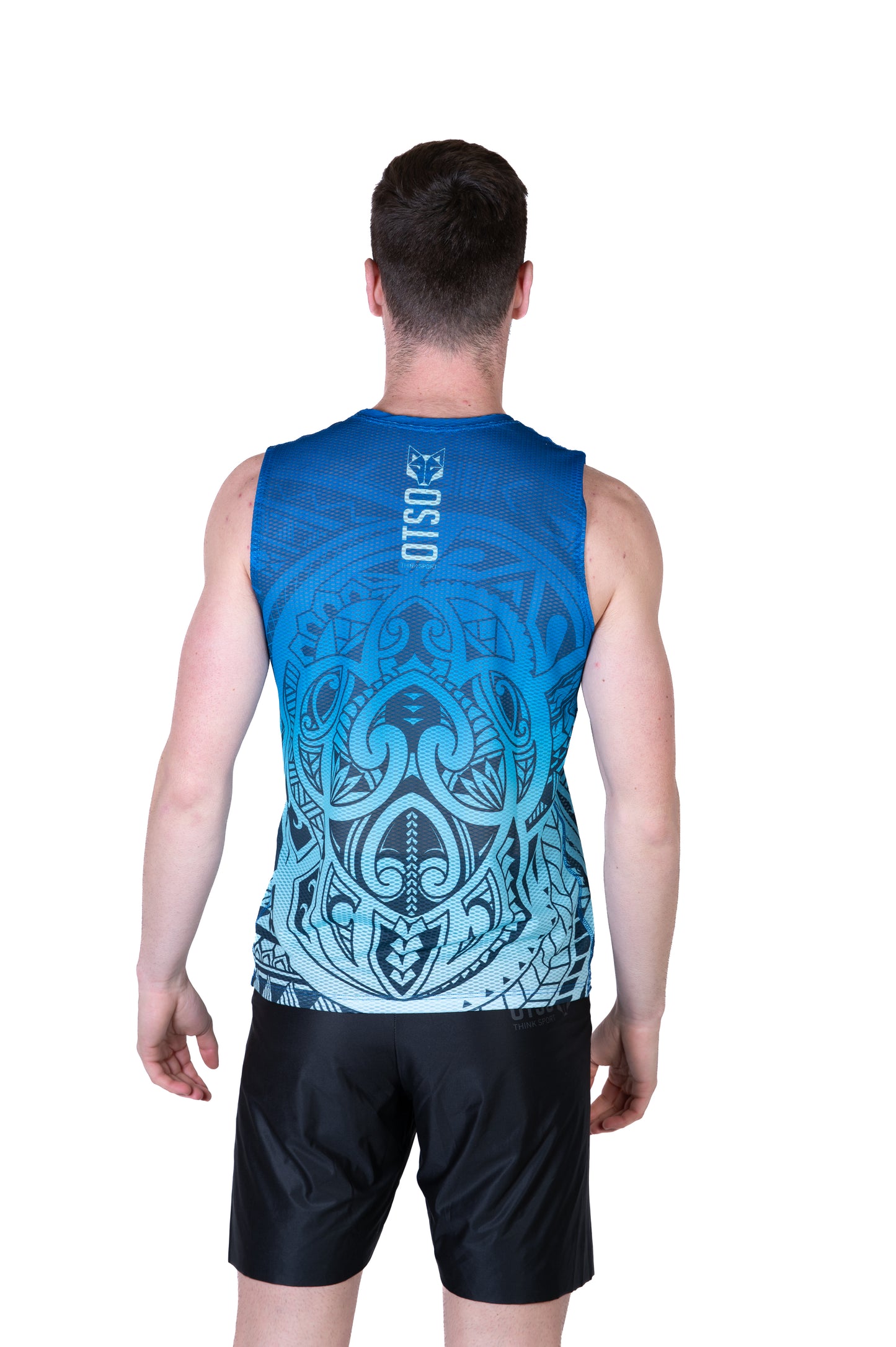 Men's sleeveless shirt - Maori Tangaroa