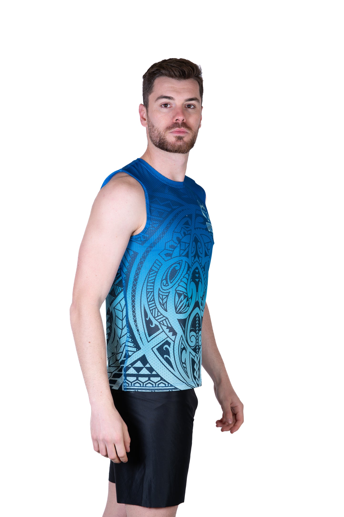 Men's sleeveless shirt - Maori Tangaroa