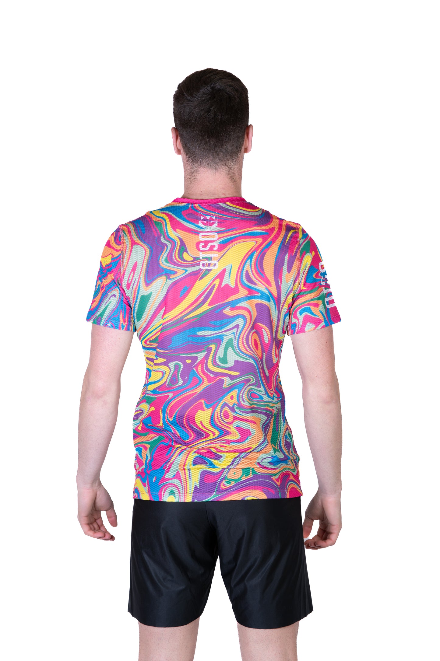 T-shirt de manga curta para homem - Psychedelic