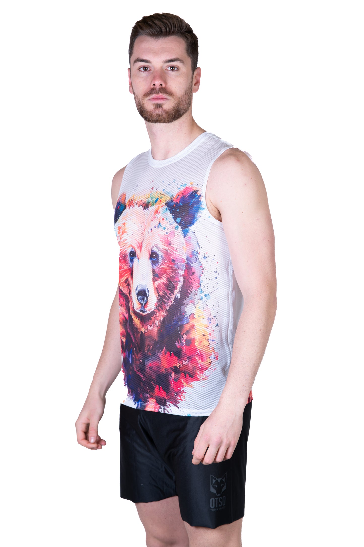 Camiseta sin mangas hombre - Be Wild Bear