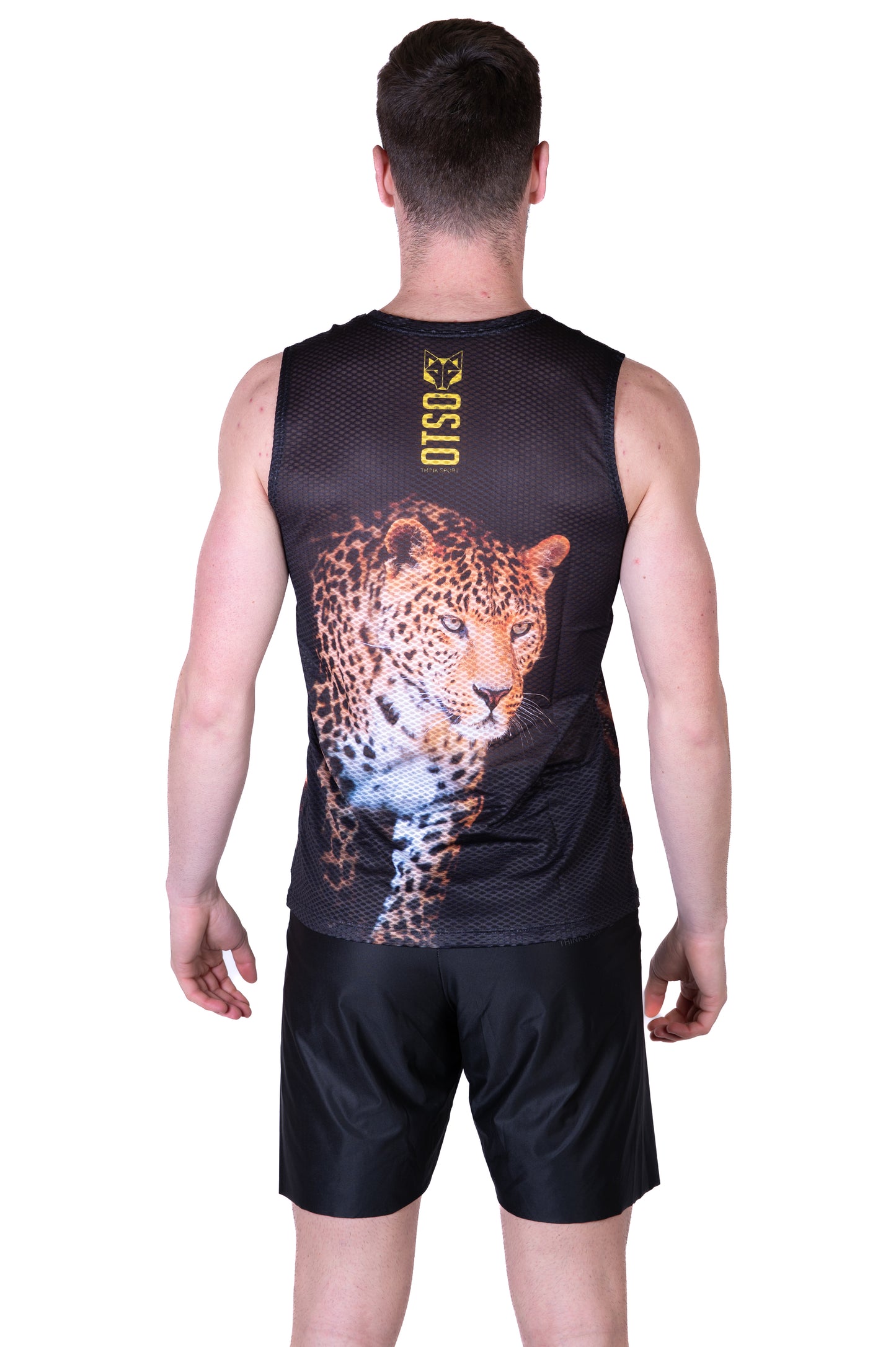 Samarreta sense mànigues home - Leopard