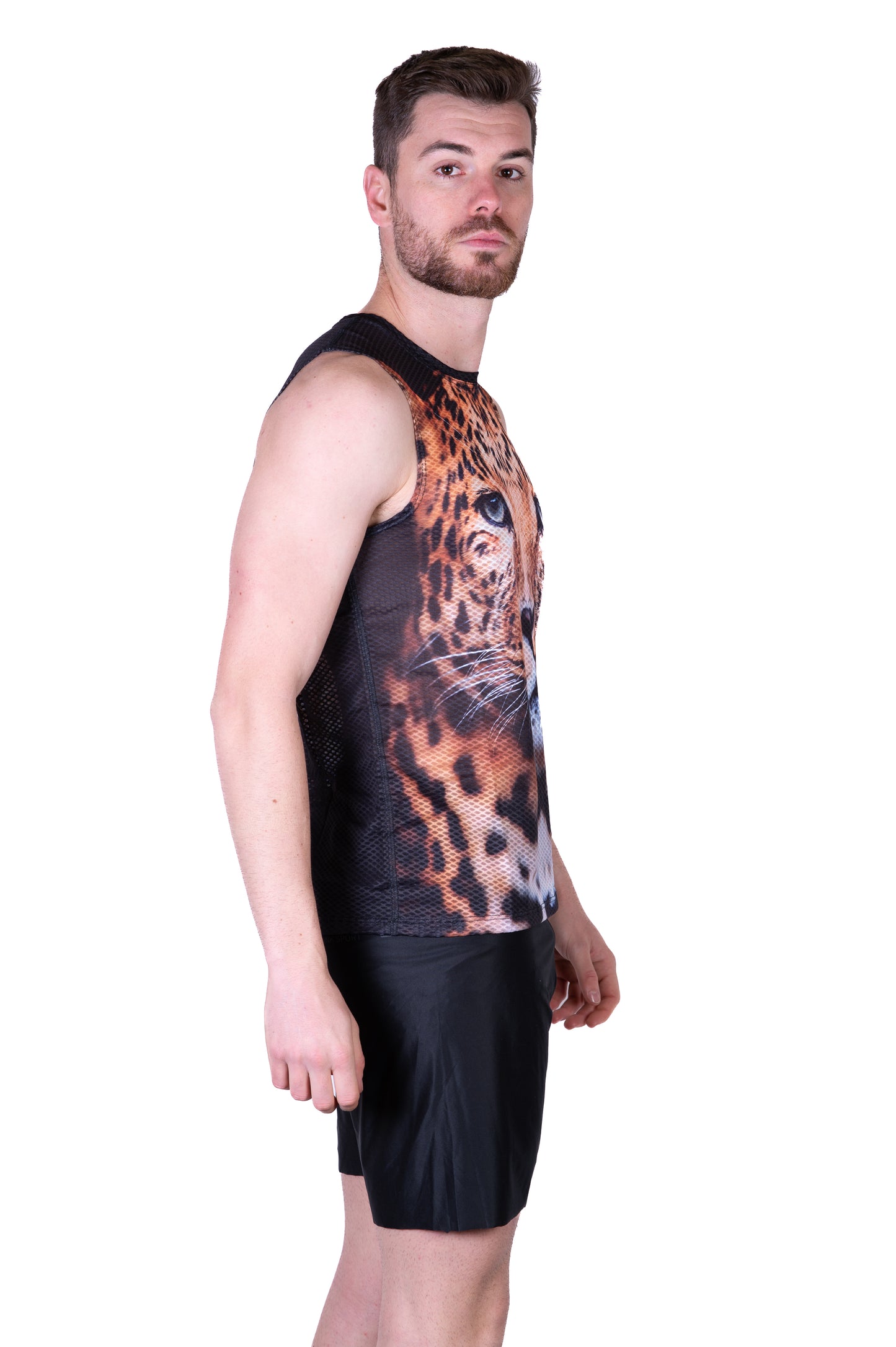 Samarreta sense mànigues home - Leopard