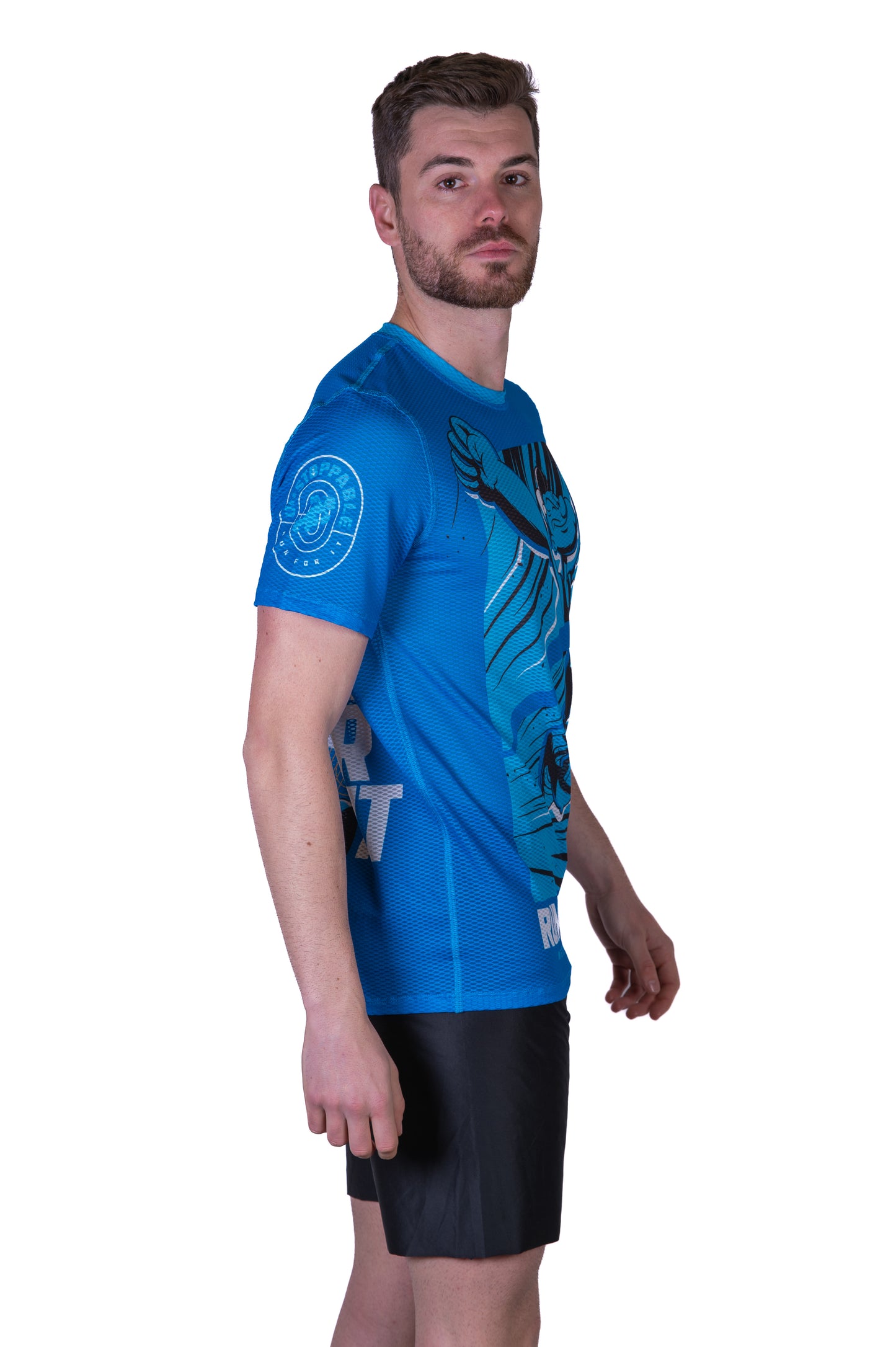 Short Sleeve T-Shirt Men - Popeye Run For It