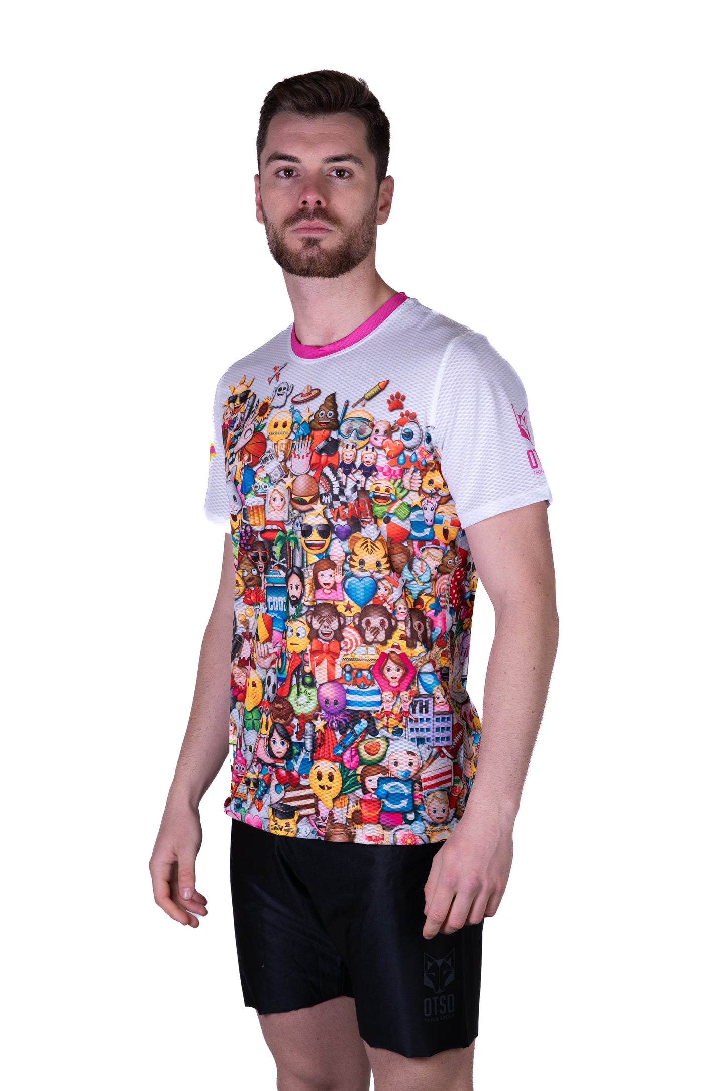 T-shirt manches courtes homme - Emoji Big Wave