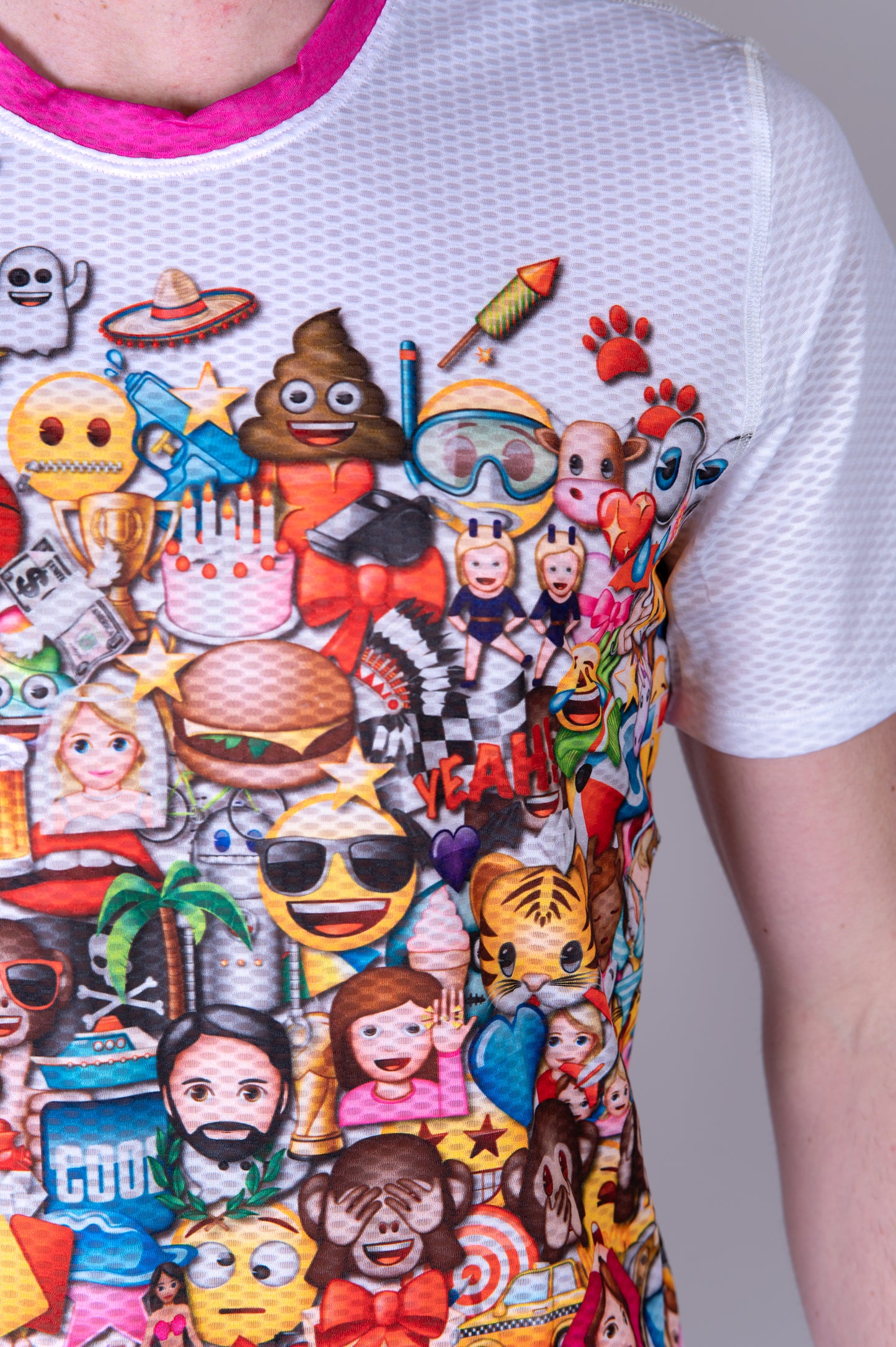 T-shirt manches courtes homme - Emoji Big Wave