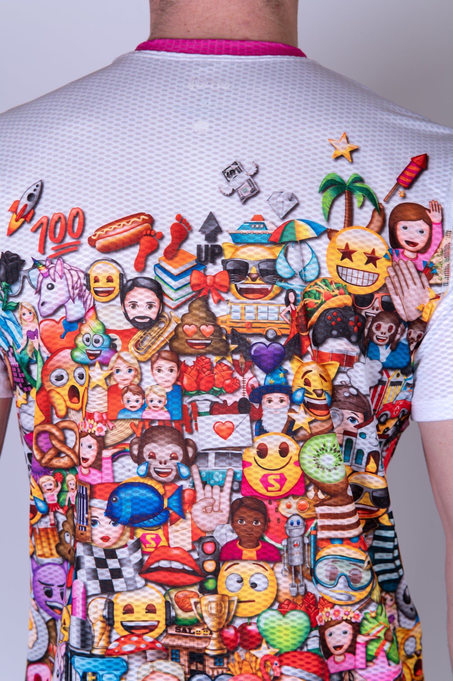 T-shirt manches courtes homme - Emoji Big Wave