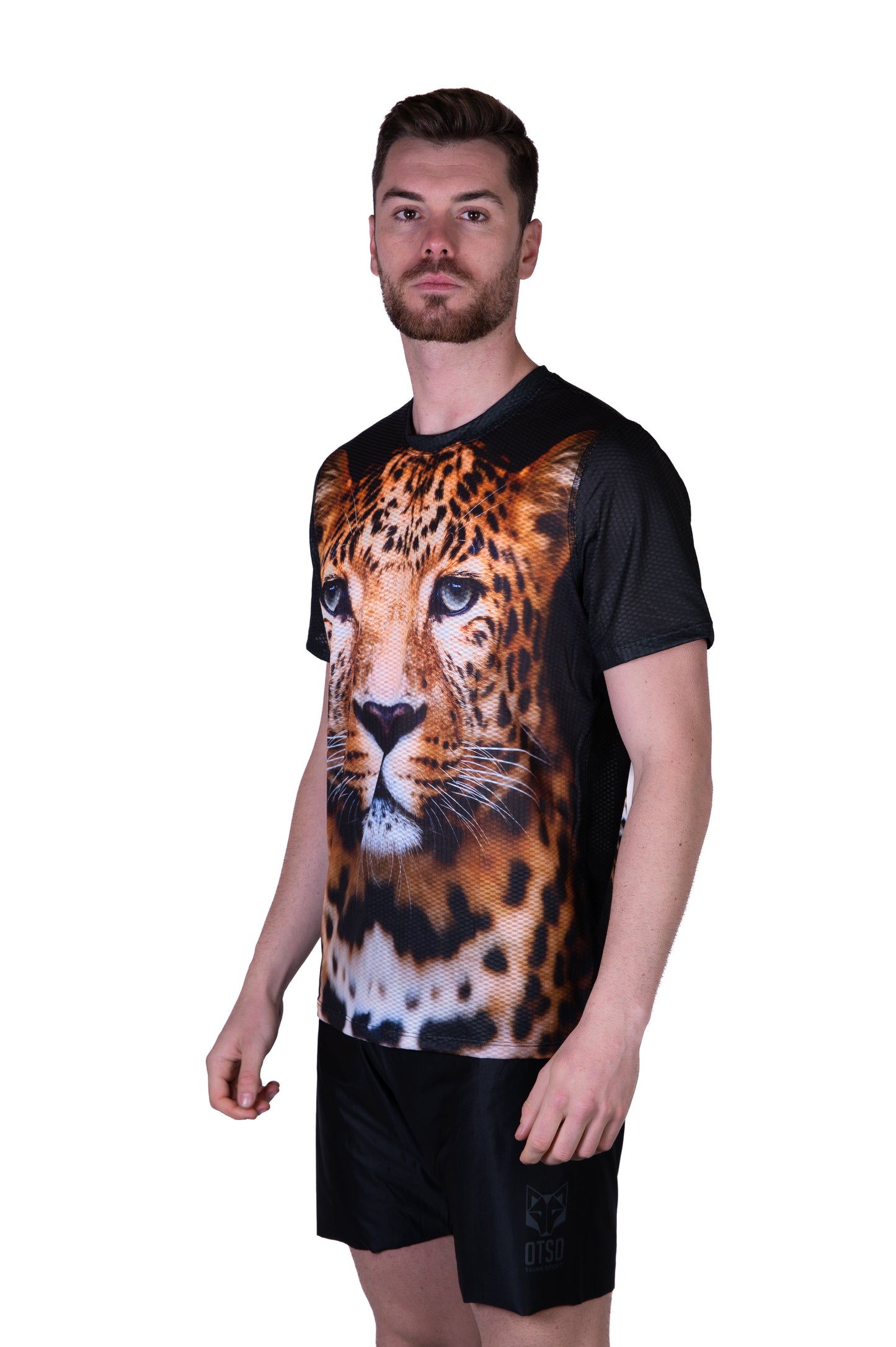 T-shirt manches courtes homme - Leopard