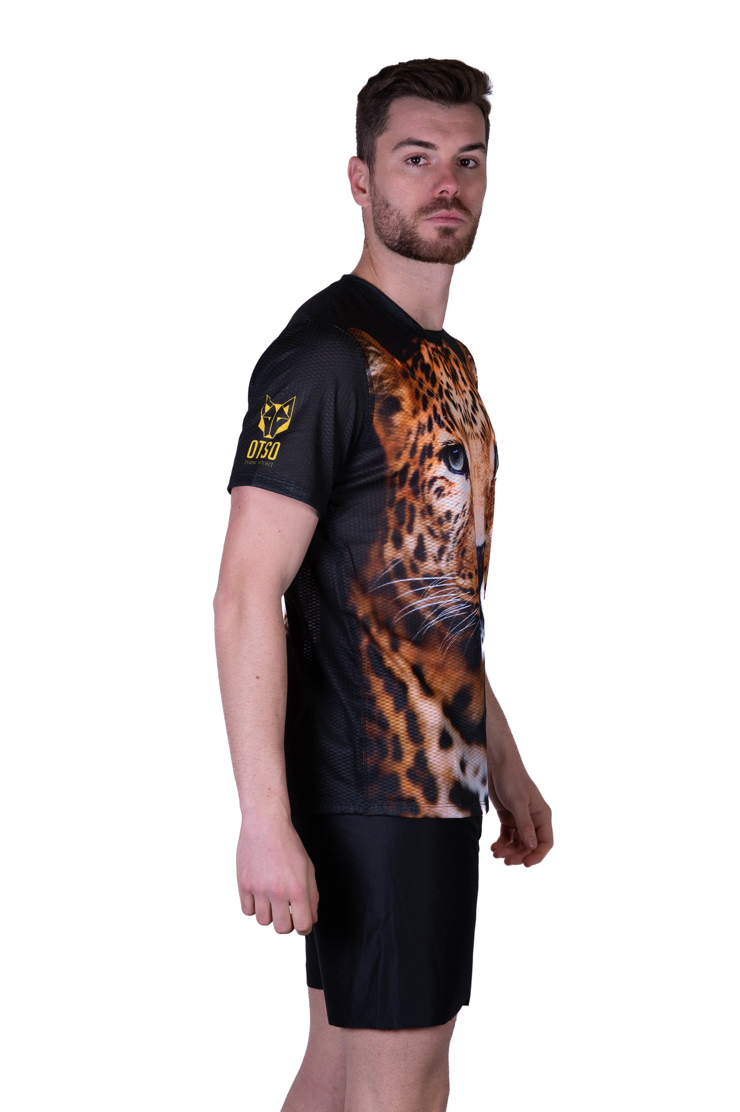 T-shirt manches courtes homme - Leopard