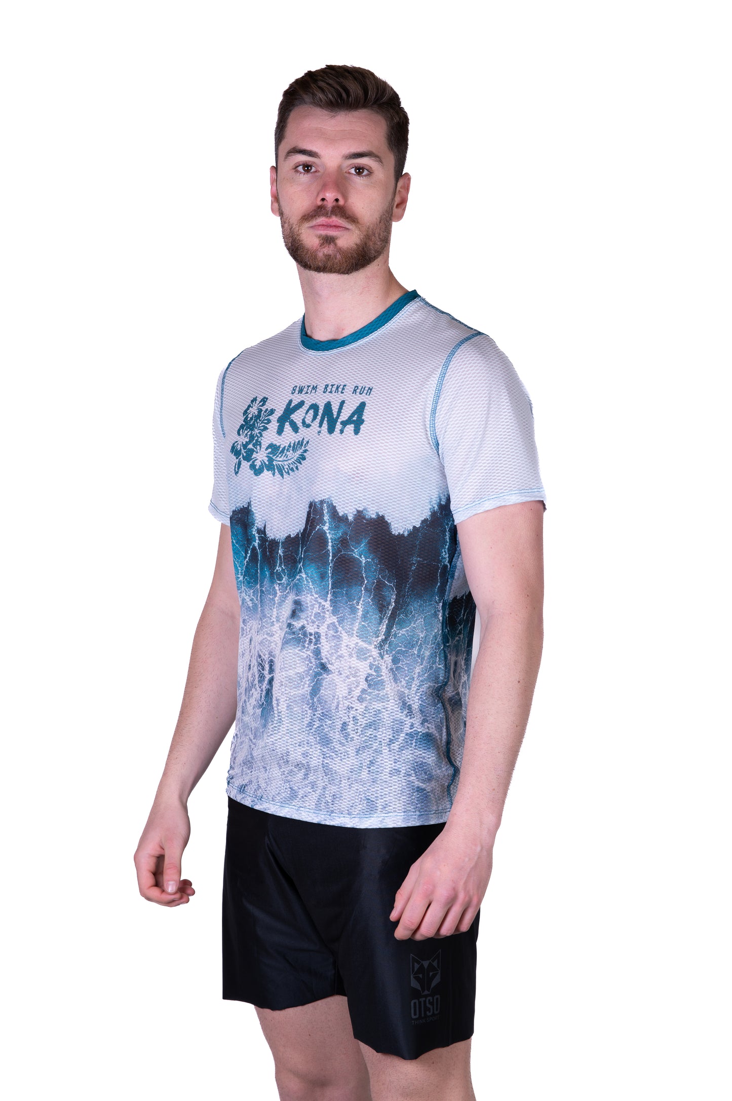 T-shirt de manga curta para homem - Kona Kailua Bay