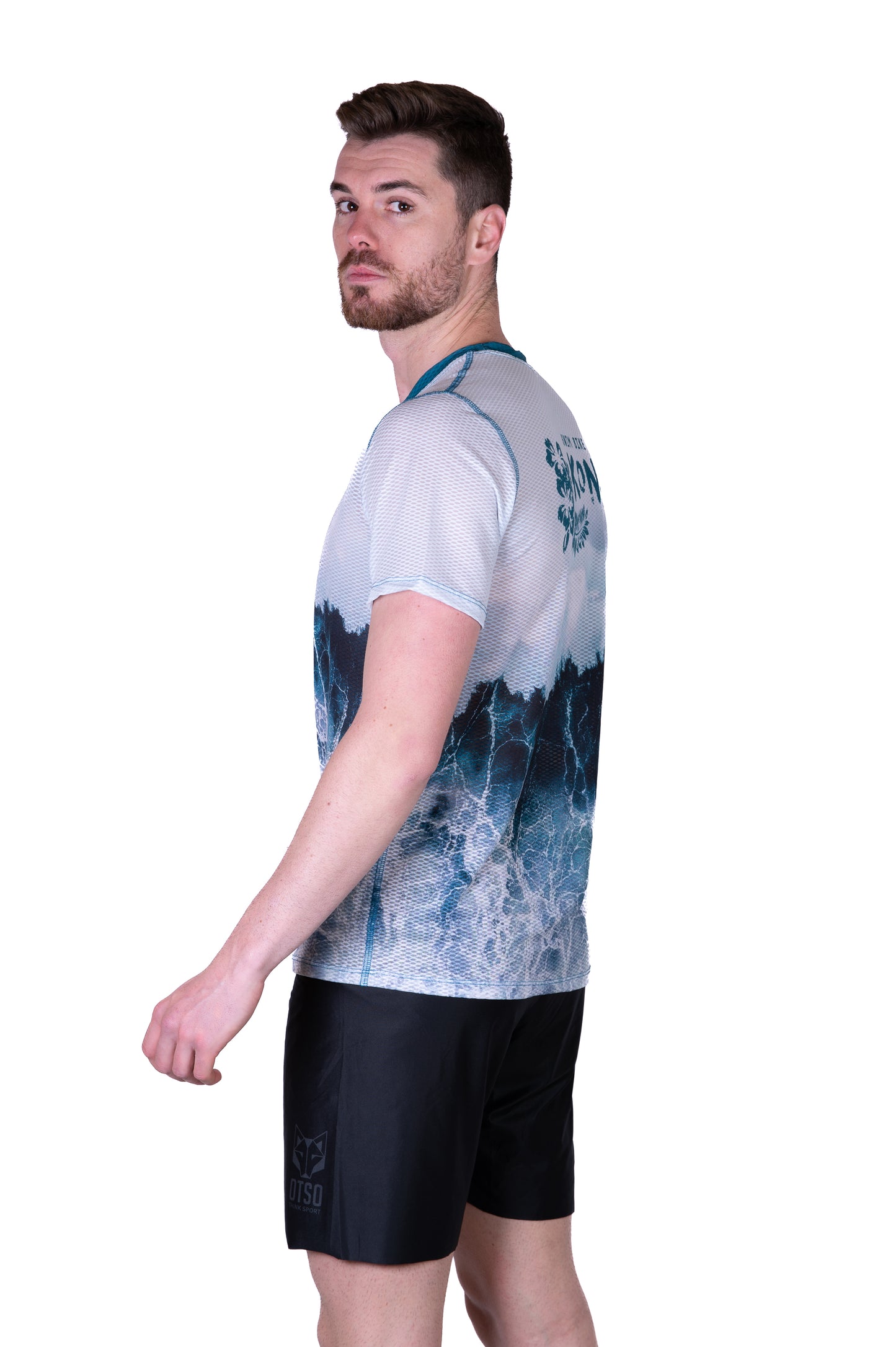 T-shirt de manga curta para homem - Kona Kailua Bay
