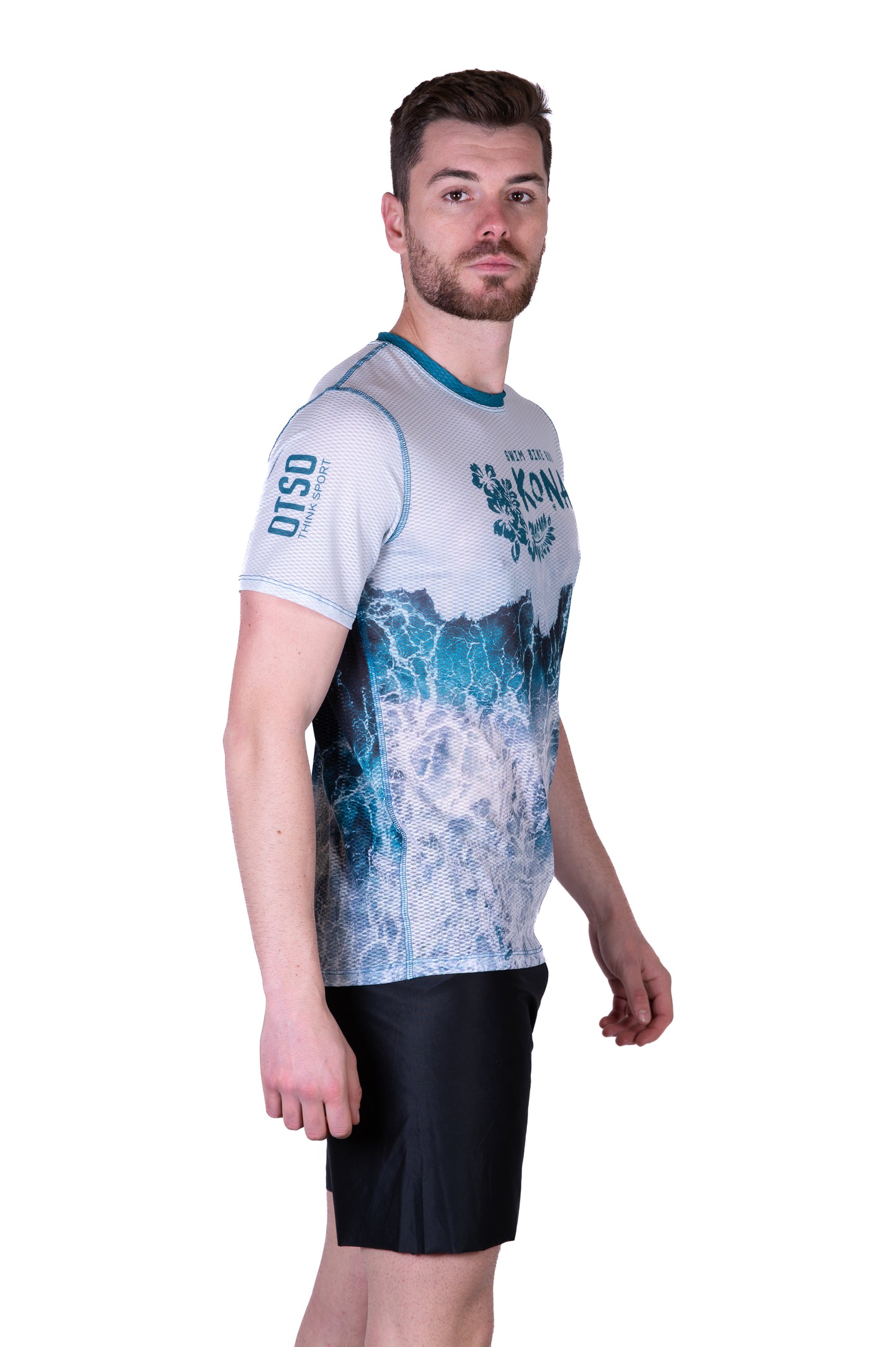 T-shirt de manga curta para homem - Kona Kailua Bay
