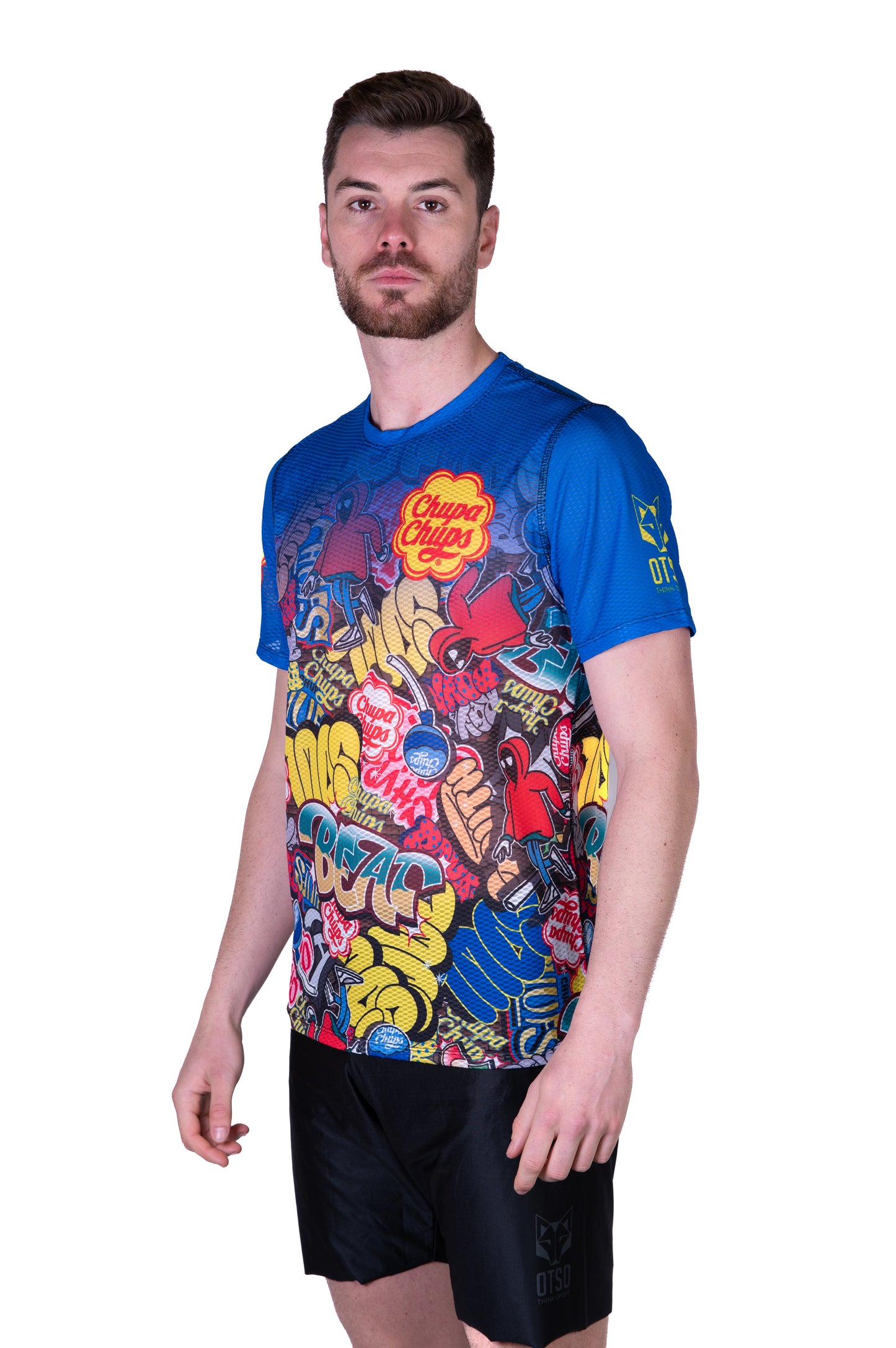 Camiseta de manga curta para homem - Chupa Chups Graffiti
