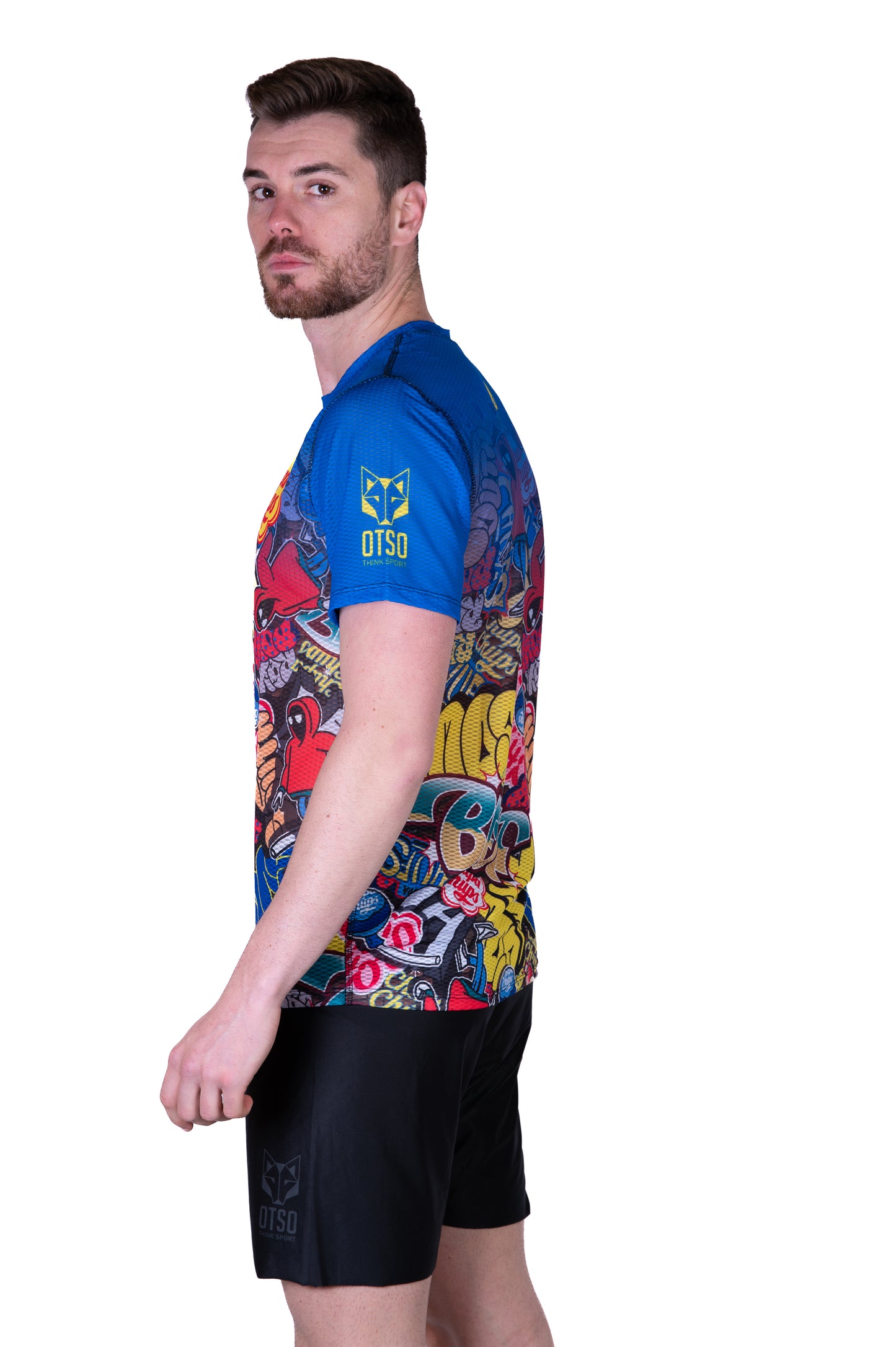 Camiseta de manga curta para homem - Chupa Chups Graffiti