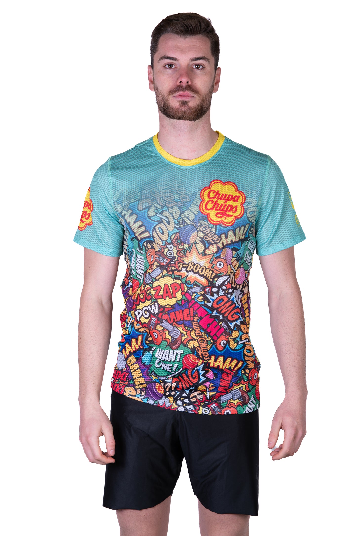Camiseta de manga curta para homem - Chupa Chups Comic