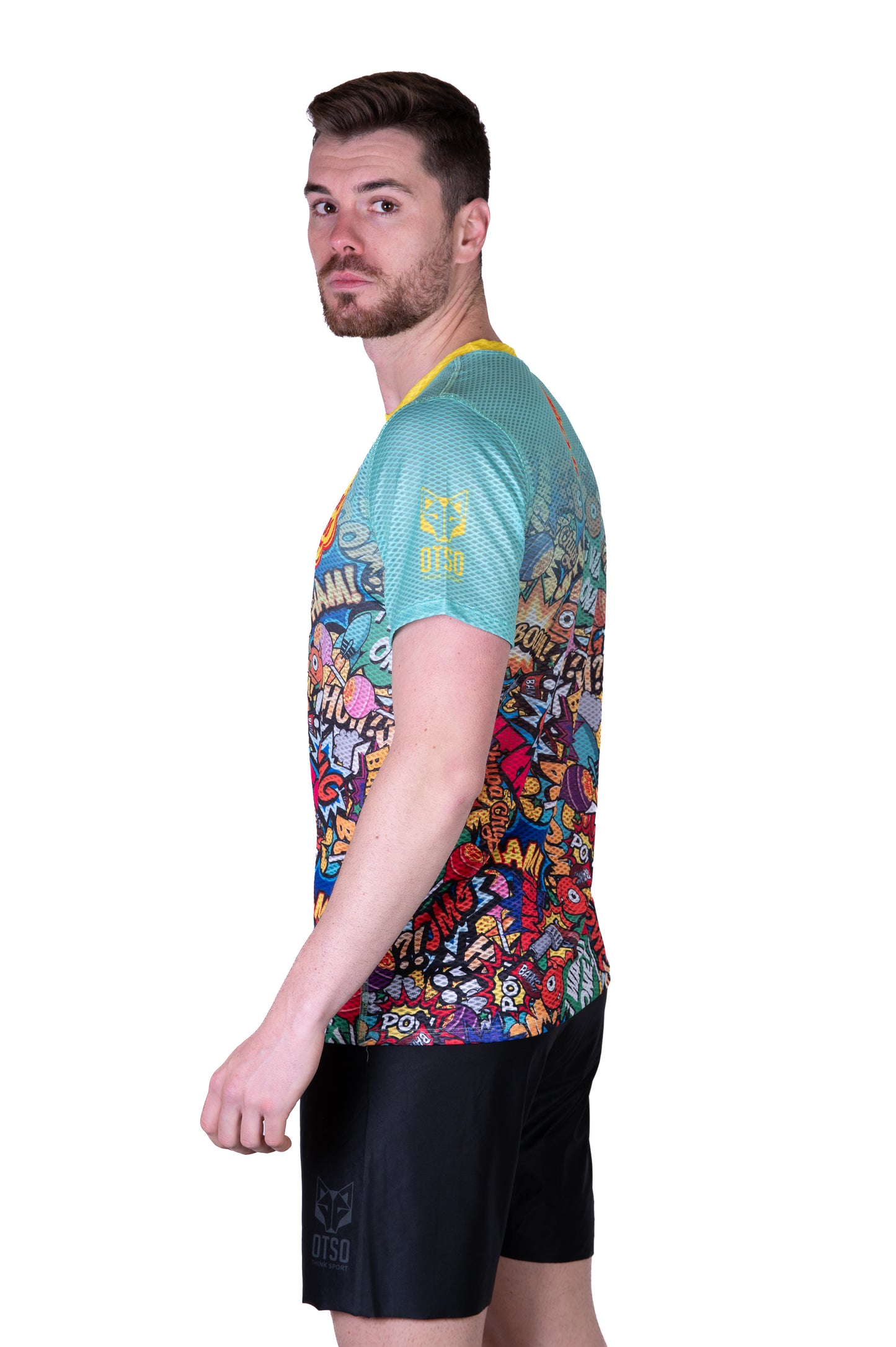 Camiseta de manga curta para homem - Chupa Chups Comic