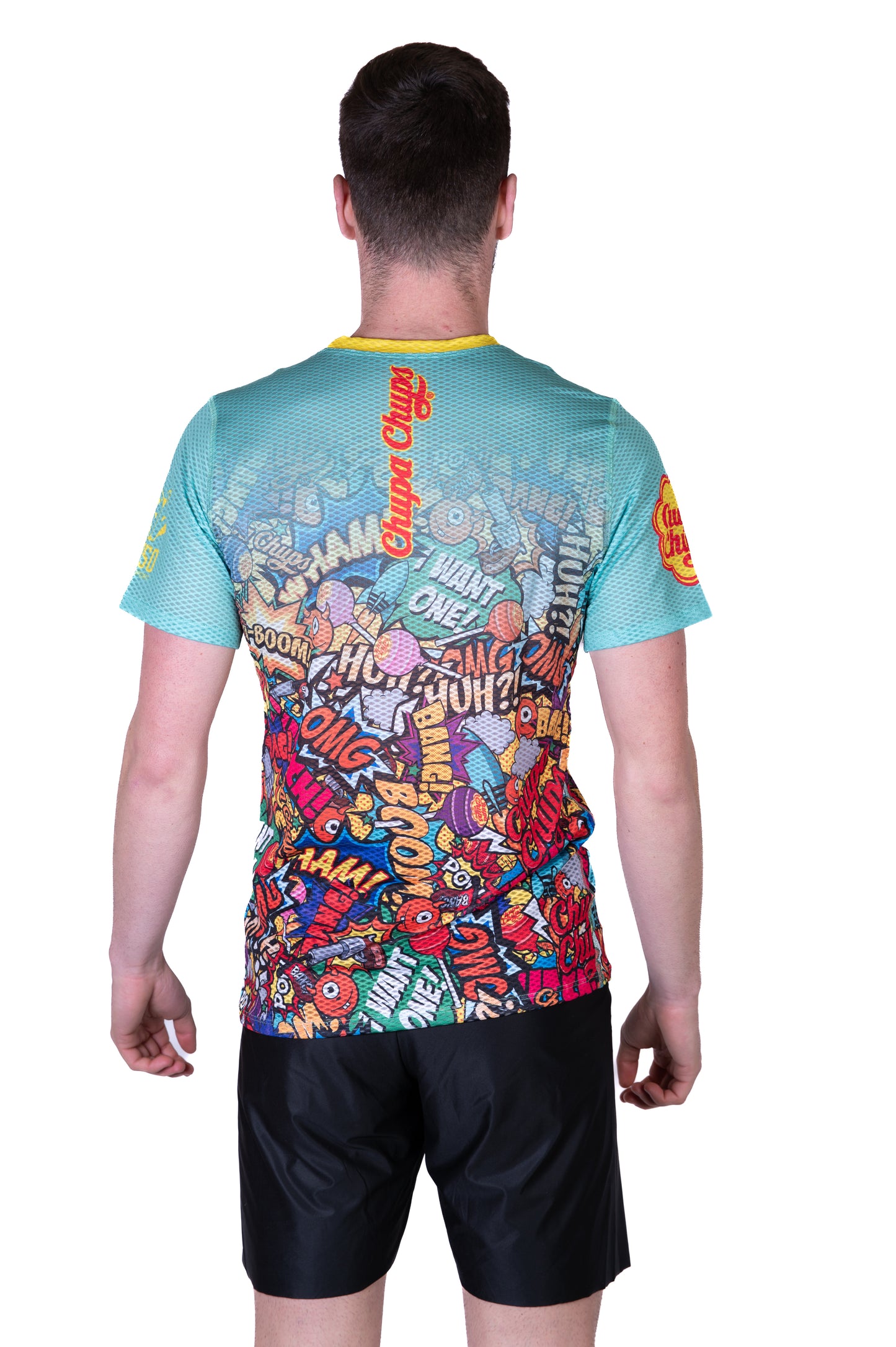 Camiseta de manga curta para homem - Chupa Chups Comic